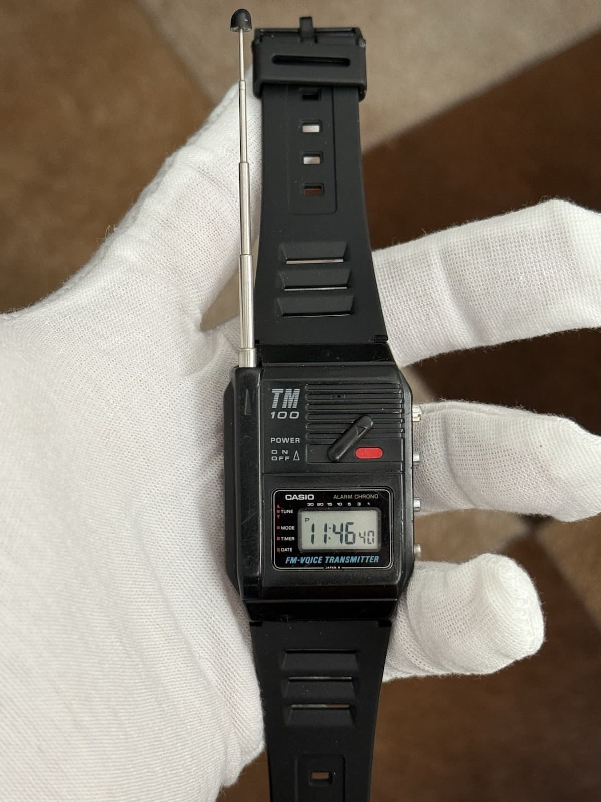 Rare Vintage Casio TM-100 Voice Transmitter Antenna Watch Module 661 JDM 1980s