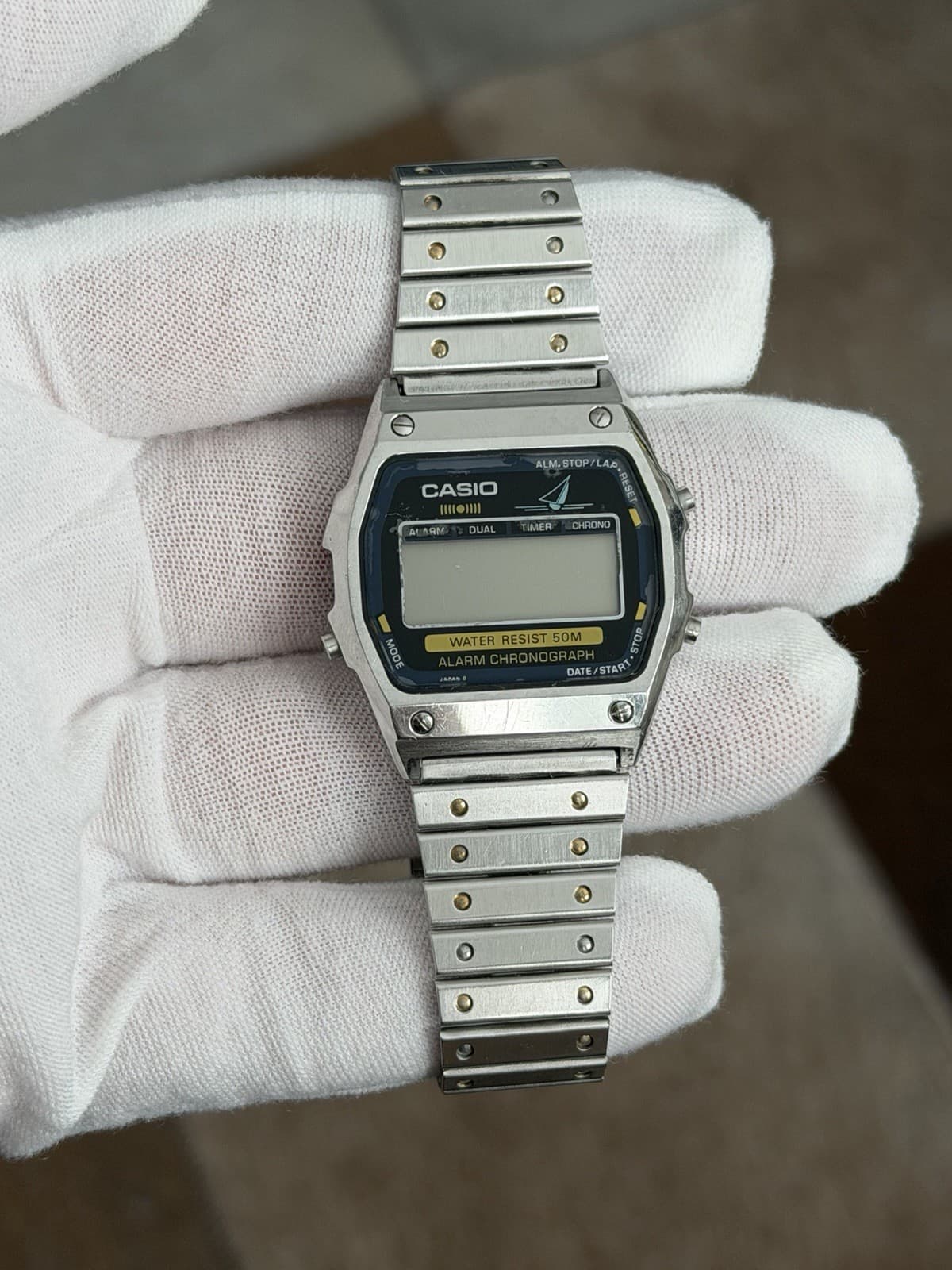 Rare Vintage Casio Sailboat WS-70 Alarm Chronograph Digital Sports Watch JDM 80s