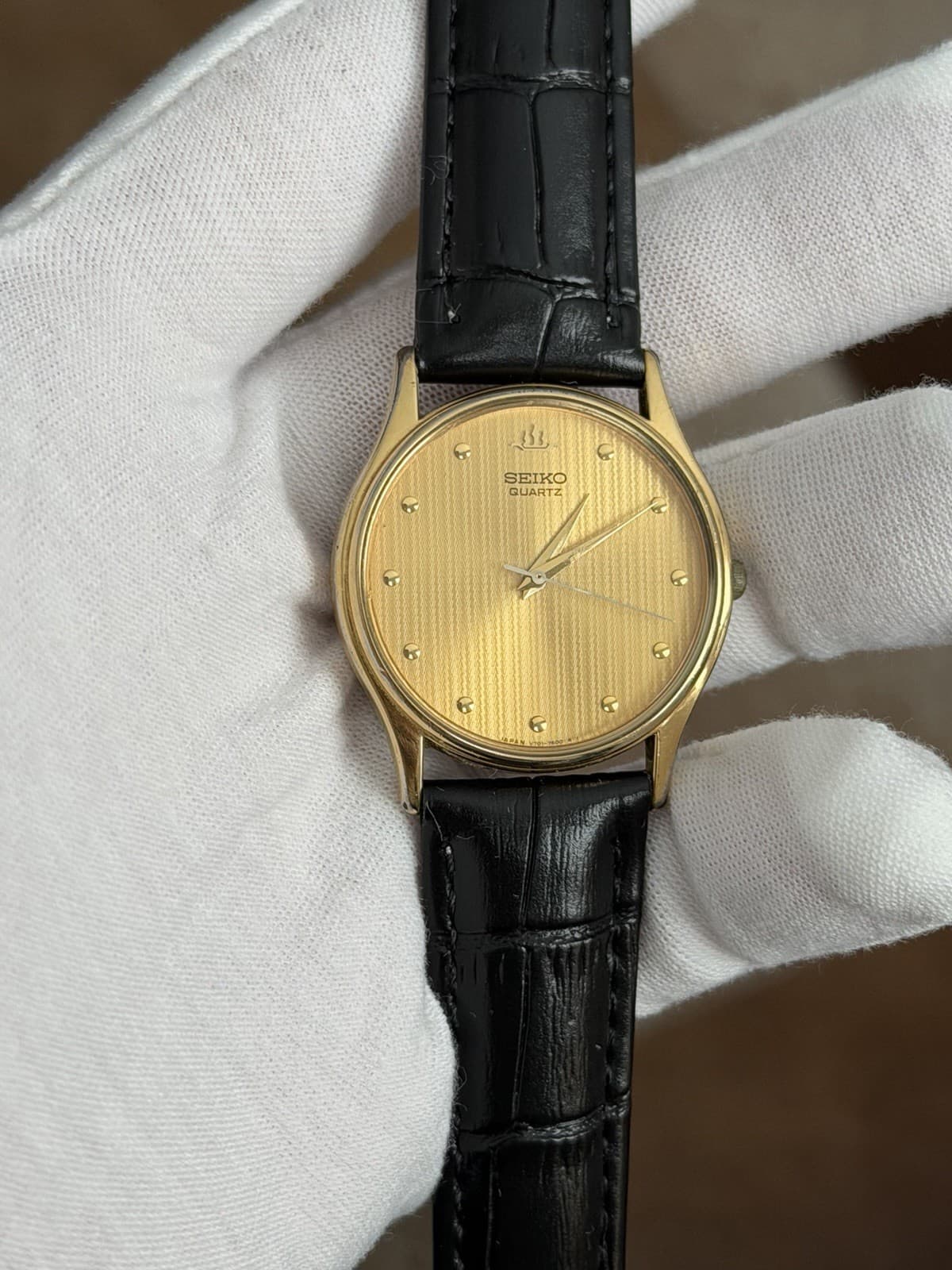 Rare Vintage Seiko Quartz V701-7020 Men’s Classic Dress Watch JDM 1980s