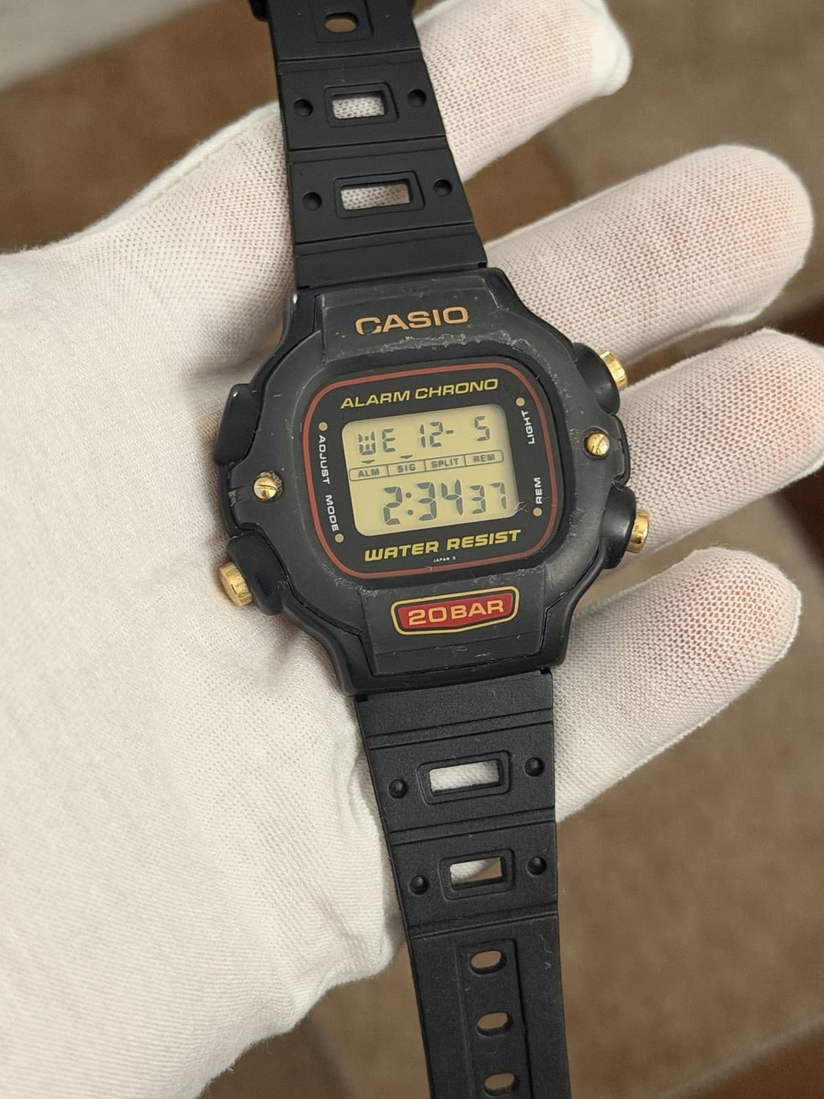 Rare Vintage Casio DW-340 Men’s Digital Diver Sports Watch JDM 1990s Module 1000