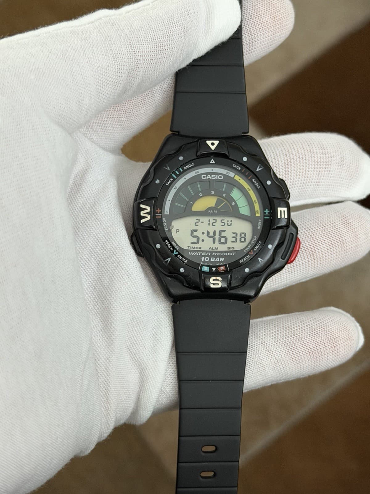 Rare Vintage Casio TRW-110 Men’s Digital Alarm Chronograph Sports Watch JDM 80s