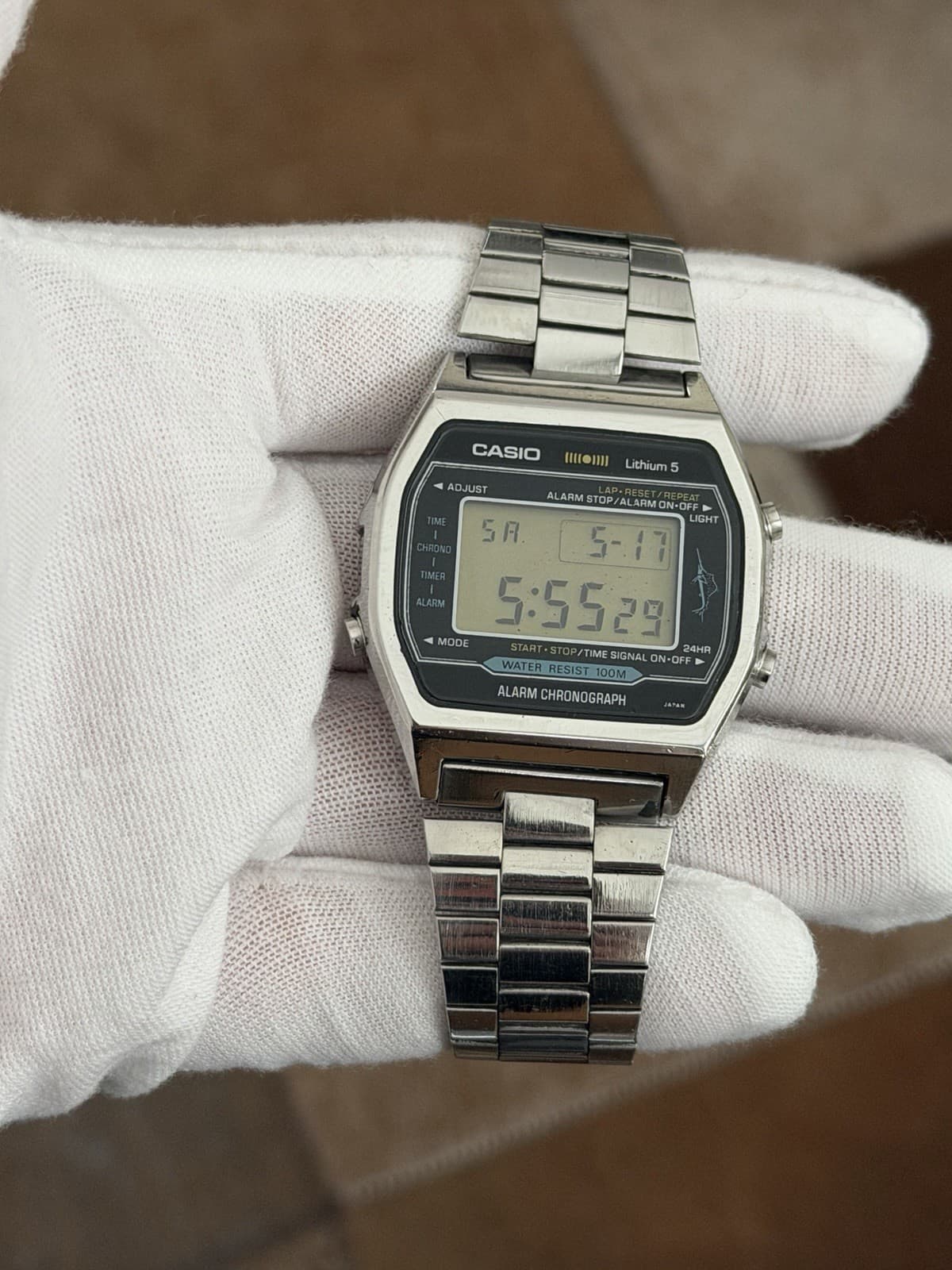 Rare Vintage Casio Marlin H101 Men’s Digital Sports Watch Module 106 JDM 1980s