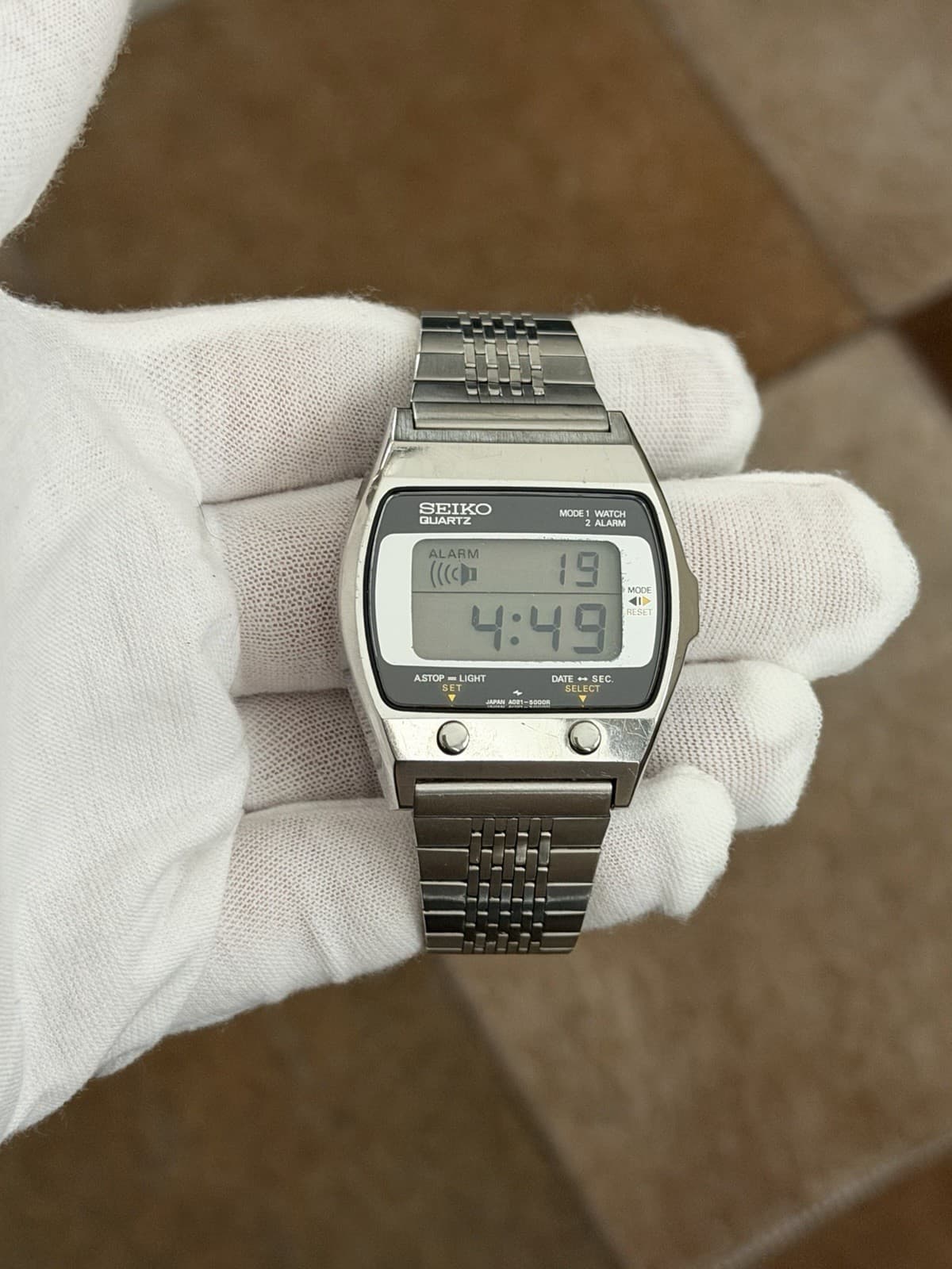 Rare Vintage Seiko Quartz A021-5000 Men’s Digital Sports Watch JDM 1970s