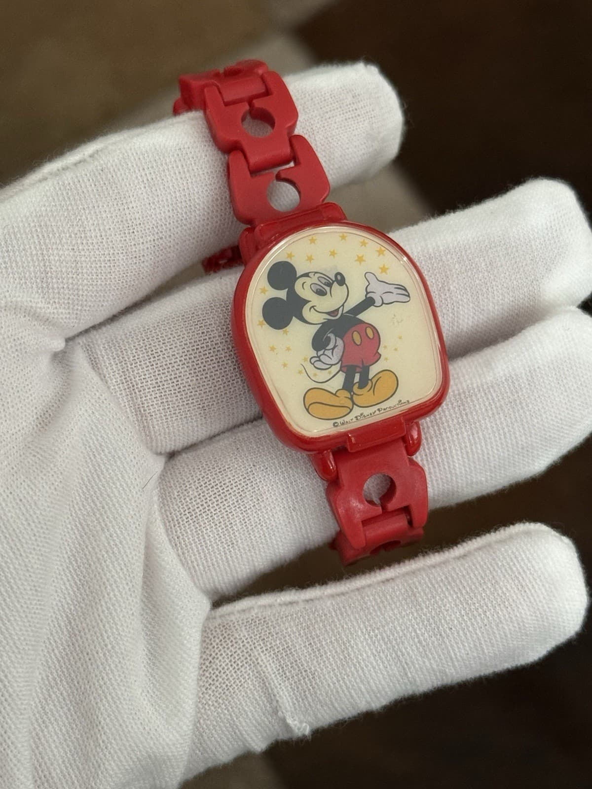 Vintage Seiko Alba Disney Mickey Mouse Flip Top Digital Watch Y800-4120 JDM 70s