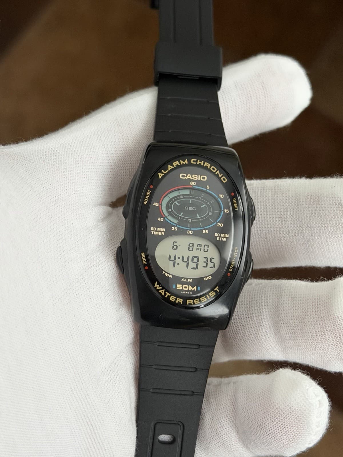 Rare Vintage Casio W-90 Men’s Digital Sports Watch Module 864 JDM 1980s