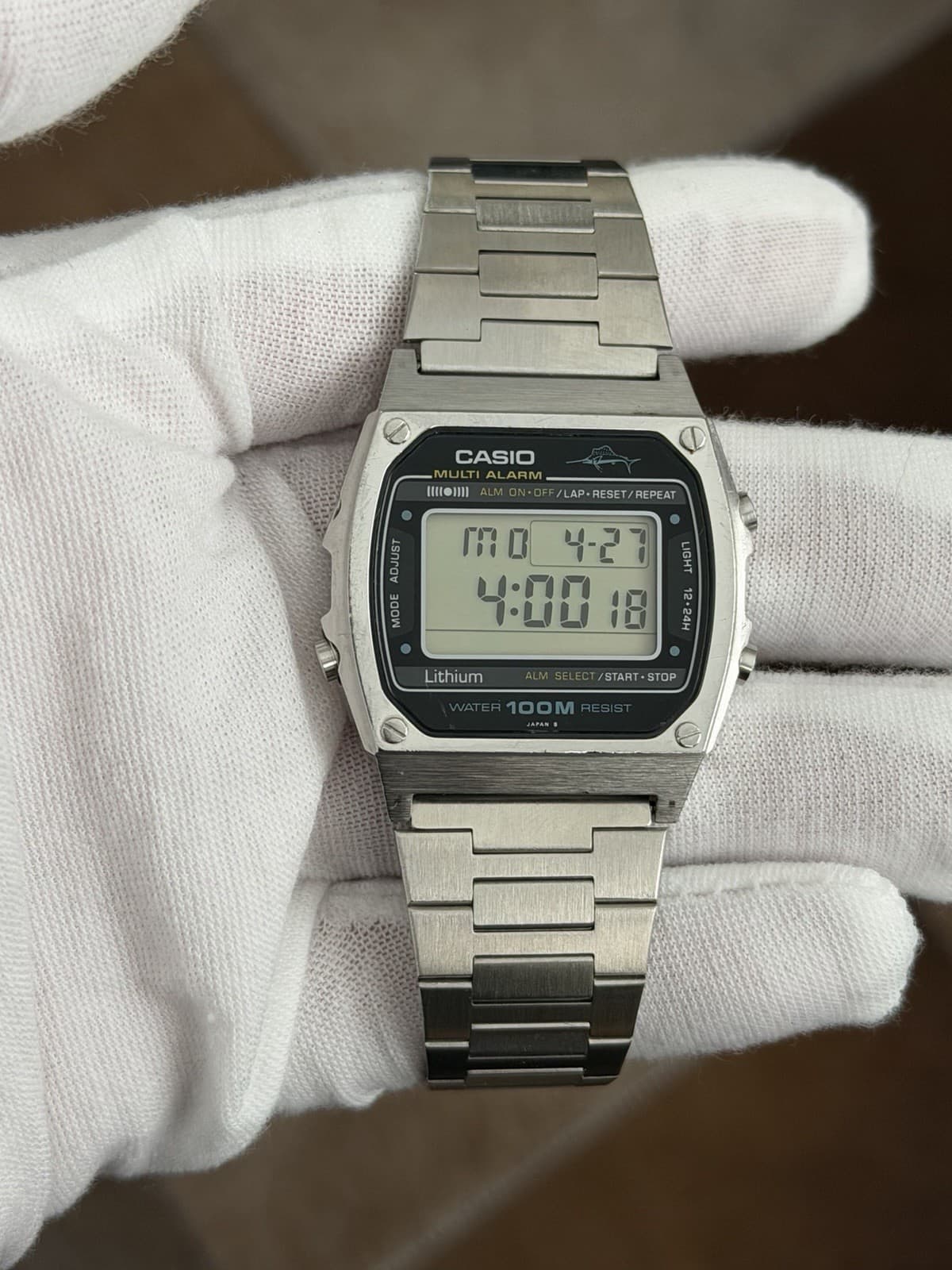 Rare Vintage Casio Marlin W-650 Men’s Digital Sports Watch Module 181 JDM 1980s