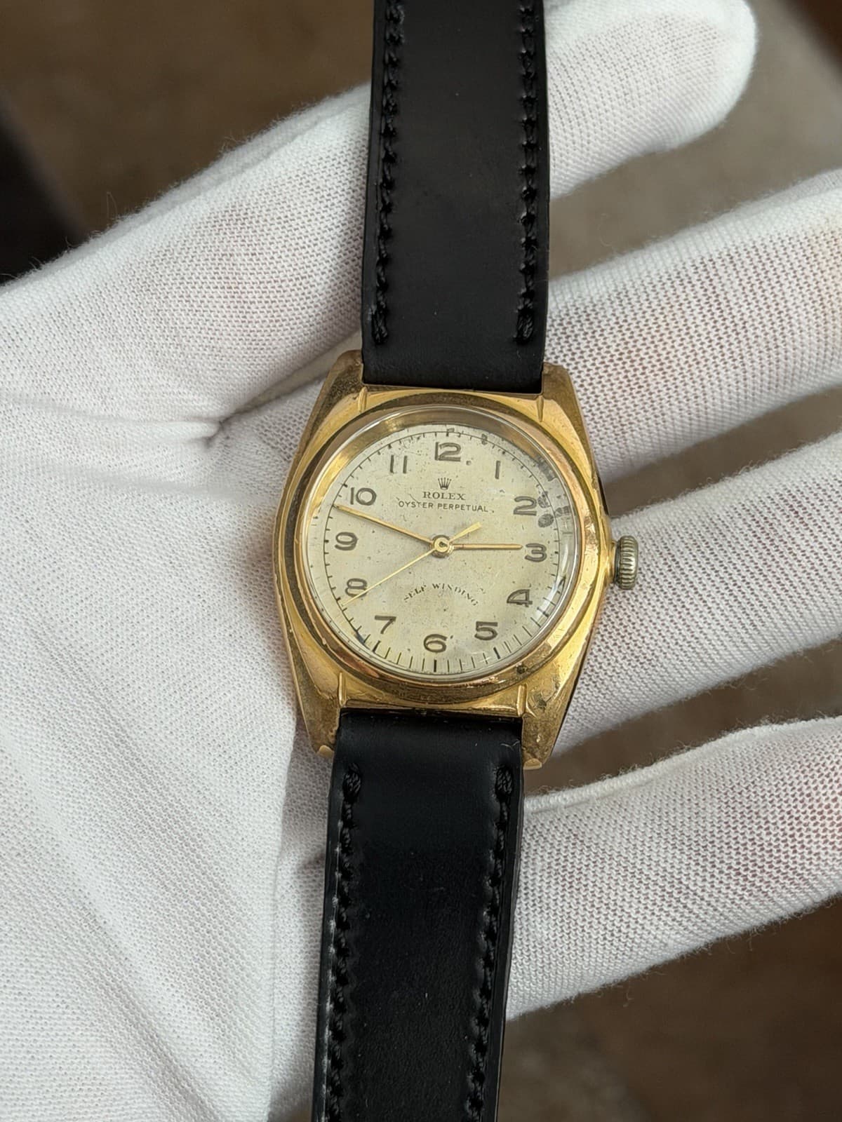 Vintage Rolex Oyster Perpetual Bubbleback 2940 WW2 Men’s Watch