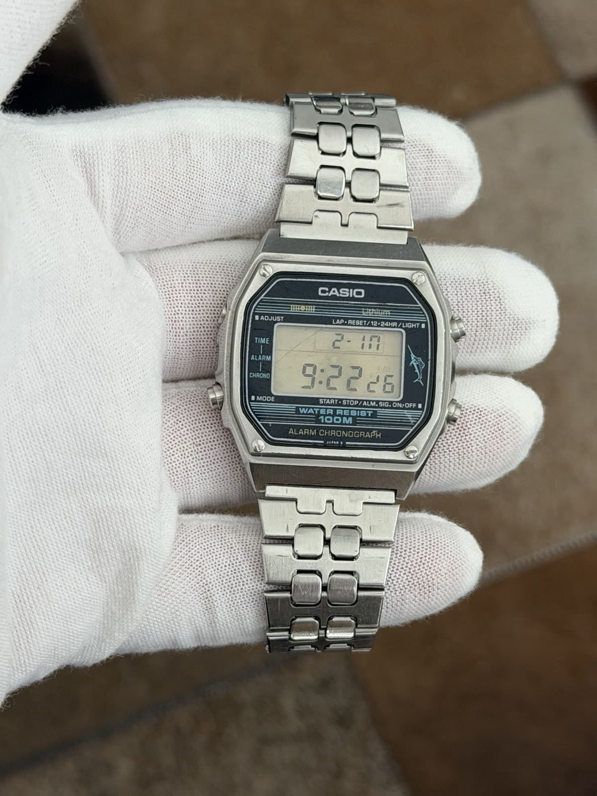 Rare Vintage Casio Marlin W-350 Men’s Digital Sports Watch JDM 1980s Module 152