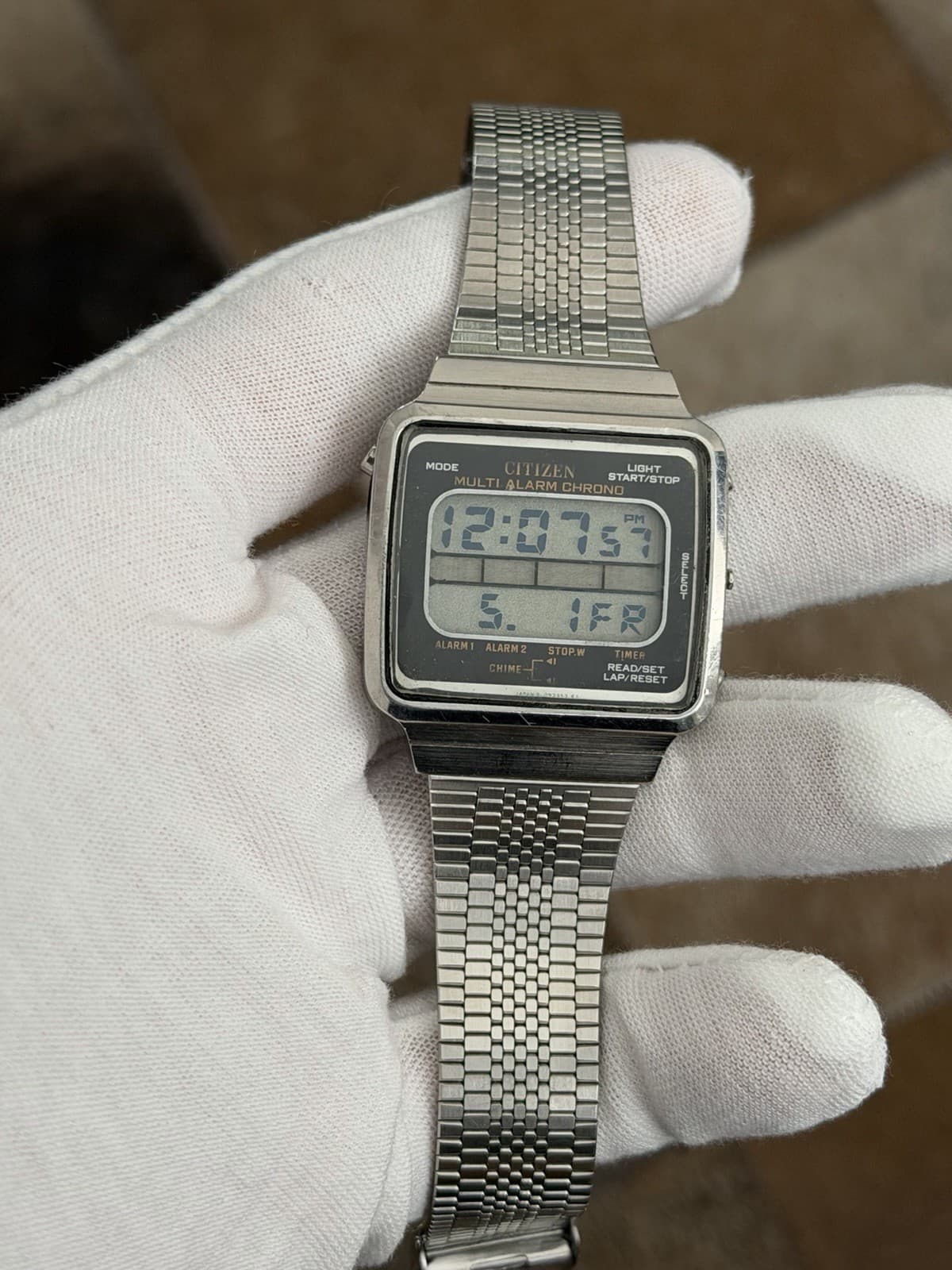 Rare Vintage Citizen Multi Alarm Chrono 41-1132 Digital Sports Watch JDM 1970s