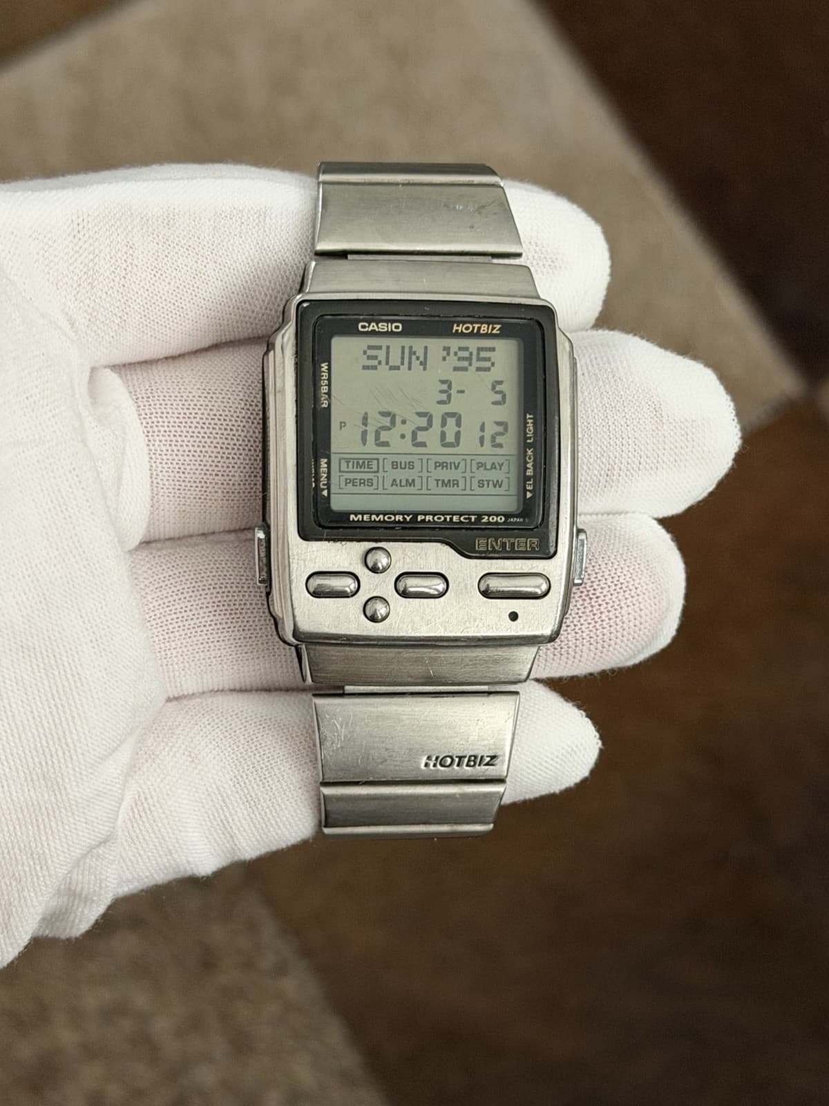 Rare Vintage Casio Hotbiz Memory Protect DB-2000 Men’s Digital Watch JDM 1990s