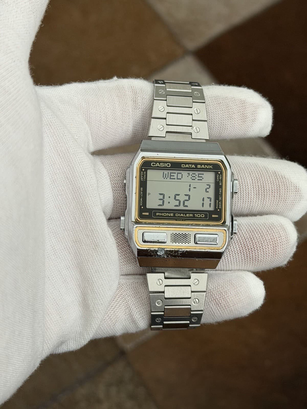 Rare Vintage Casio Phone Dialer 100 Databank DBA-900 Men’s Digital Watch JDM 80s