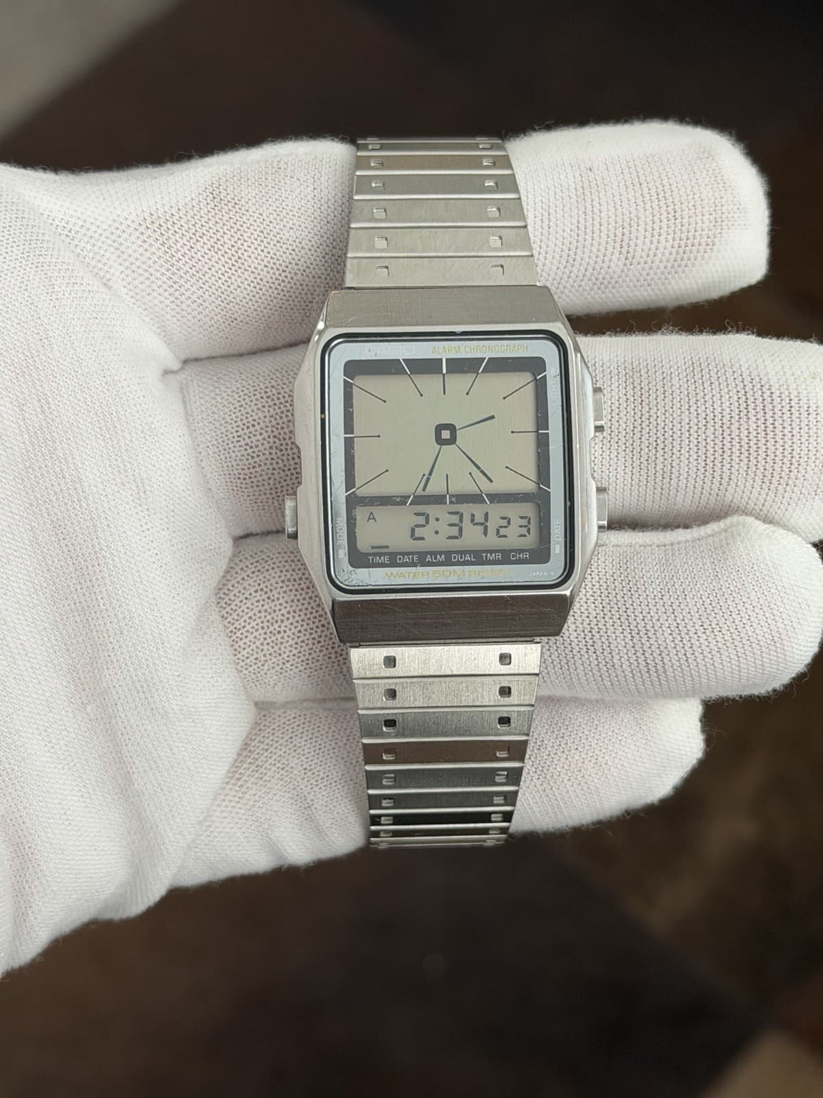 Rare Vintage Casio AE-90W Men’s Digital Alarm Chronograph Sports Watch JDM 80s
