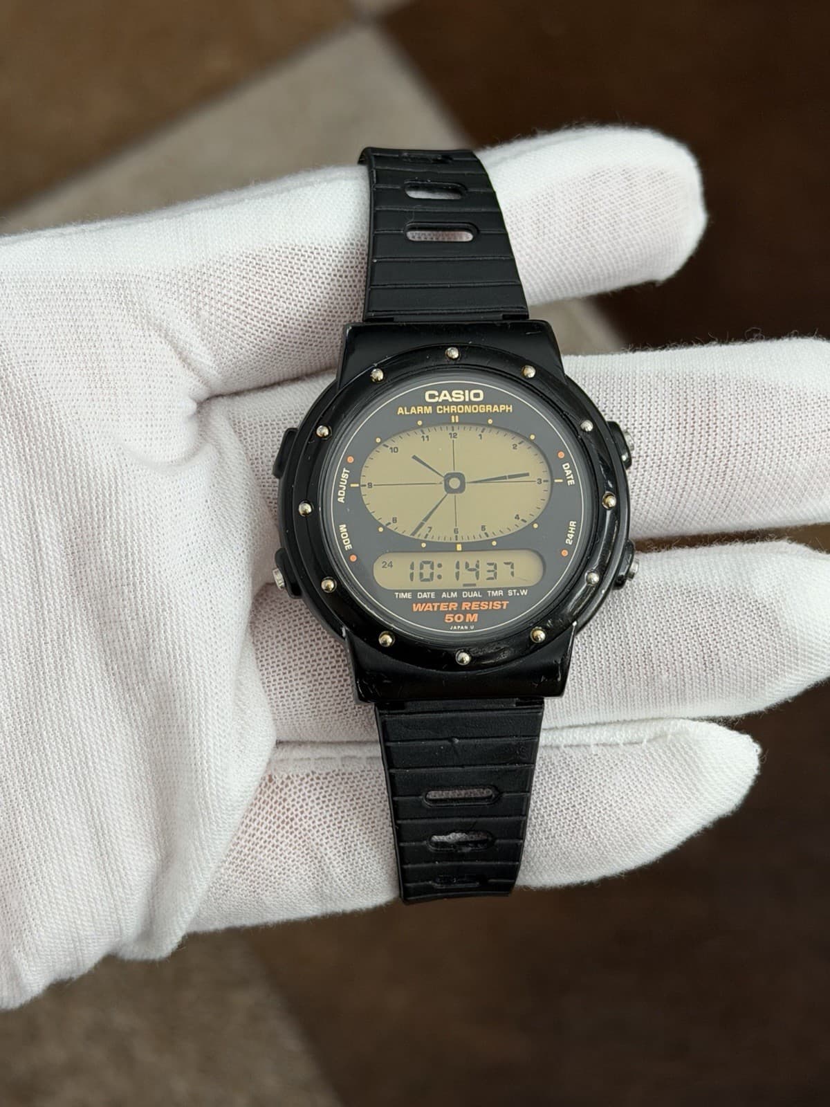 Rare Vintage Casio AE-30W Men’s Alarm Chronograph Digital Sports Watch JDM 1980s