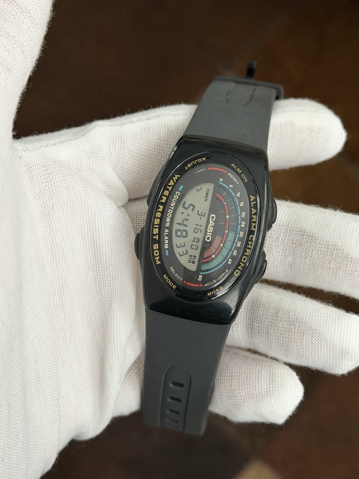 Rare Vintage Casio W-91 Men’s Digital Sports Watch Module 935 JDM 1980s