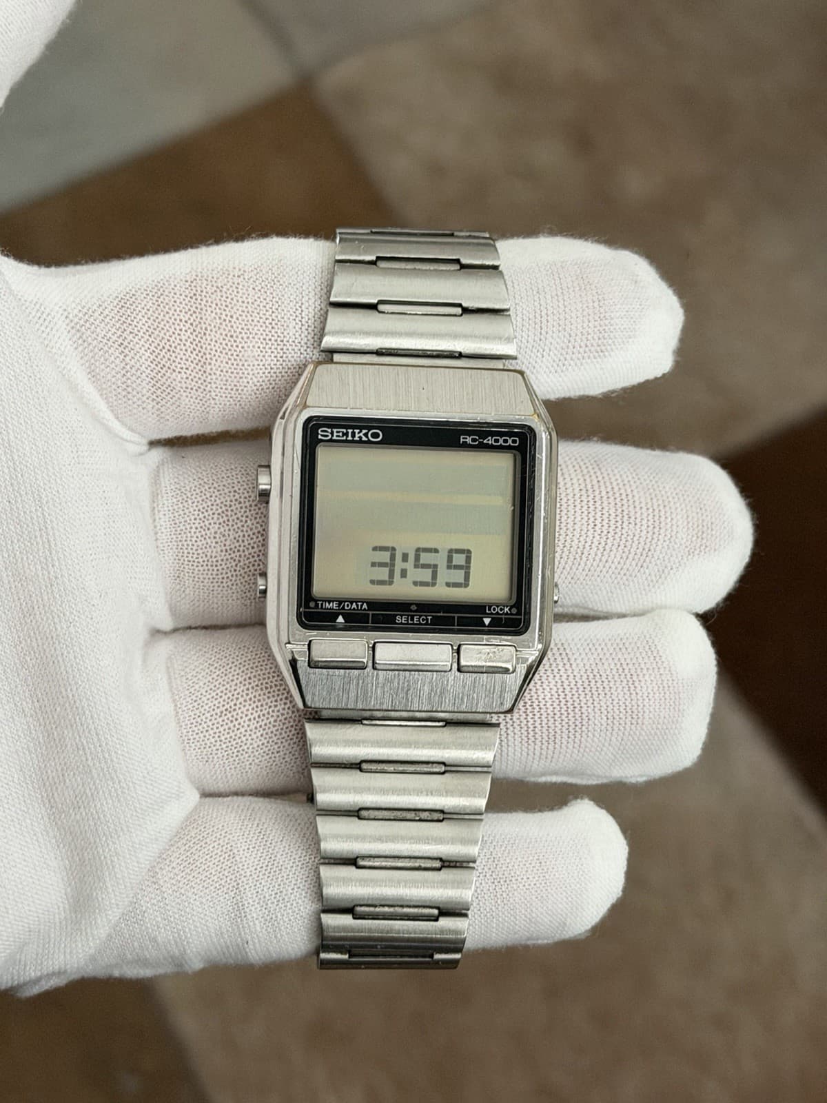 Rare Vintage Seiko RC-4000 Men’s Digital Computer Data Sports Watch JDM 1980s