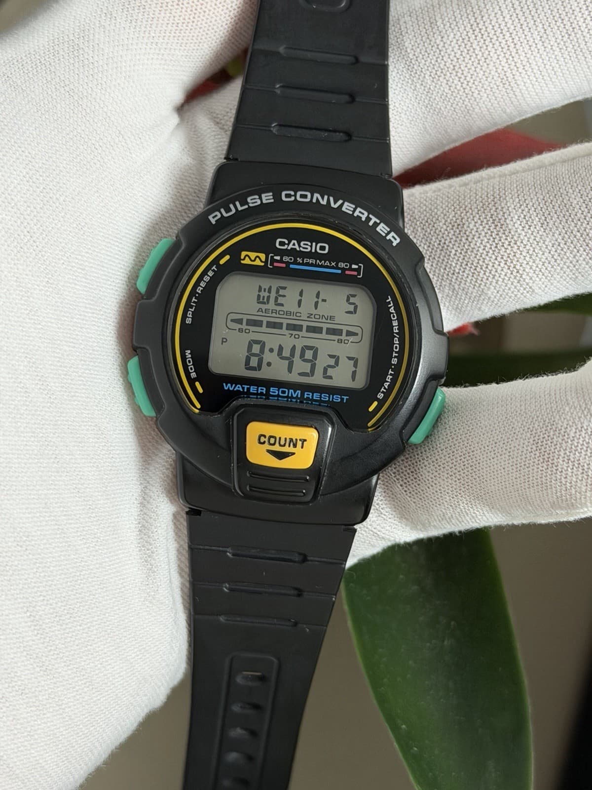 Rare Vintage Casio JP-10 Pulse Converter Men’s Digital Sports Watch JDM 1980s