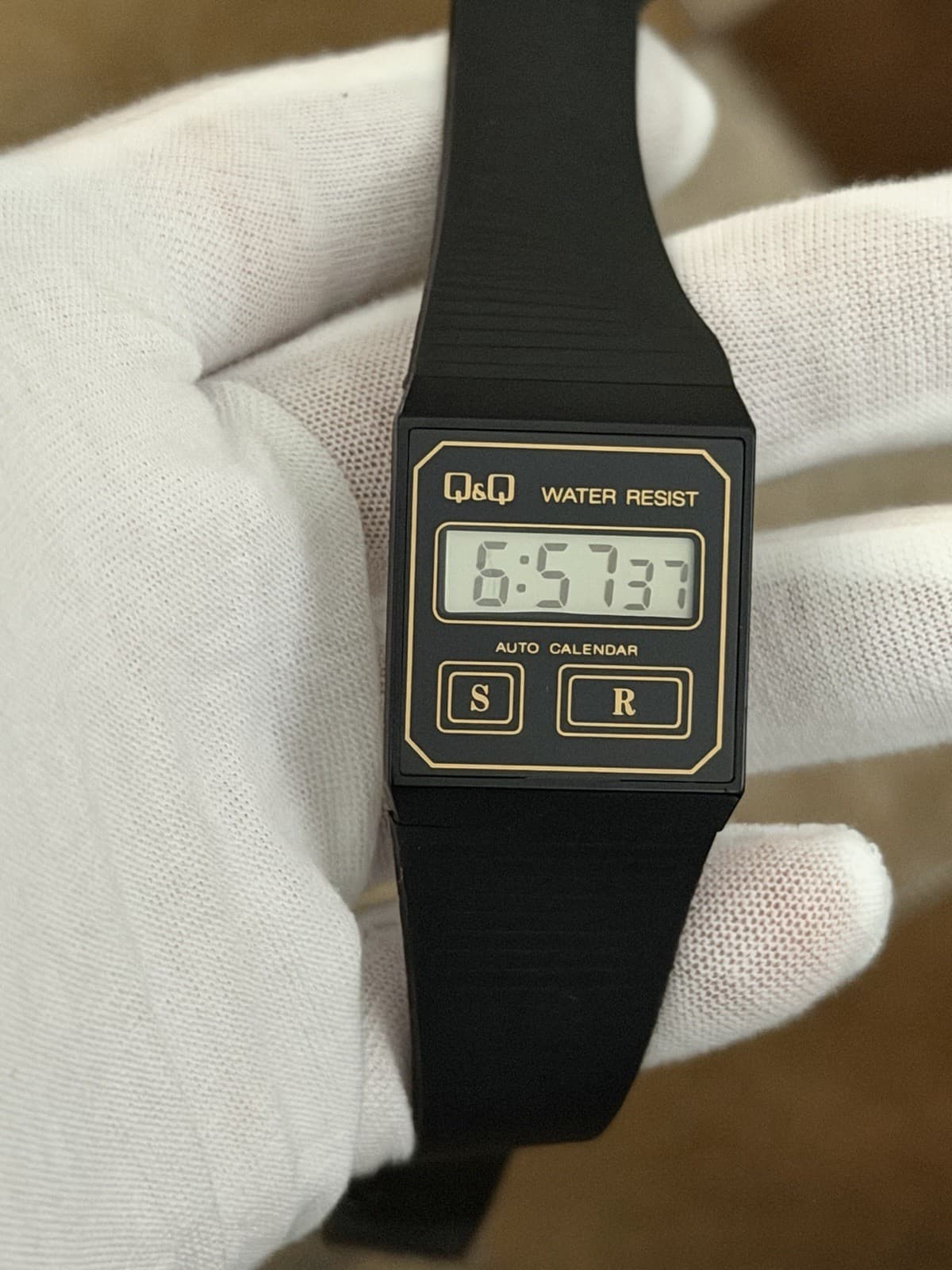 Rare Vintage Citizen Q&Q Auto Calendar Men’s Digital Sports Film Watch JDM 1980s