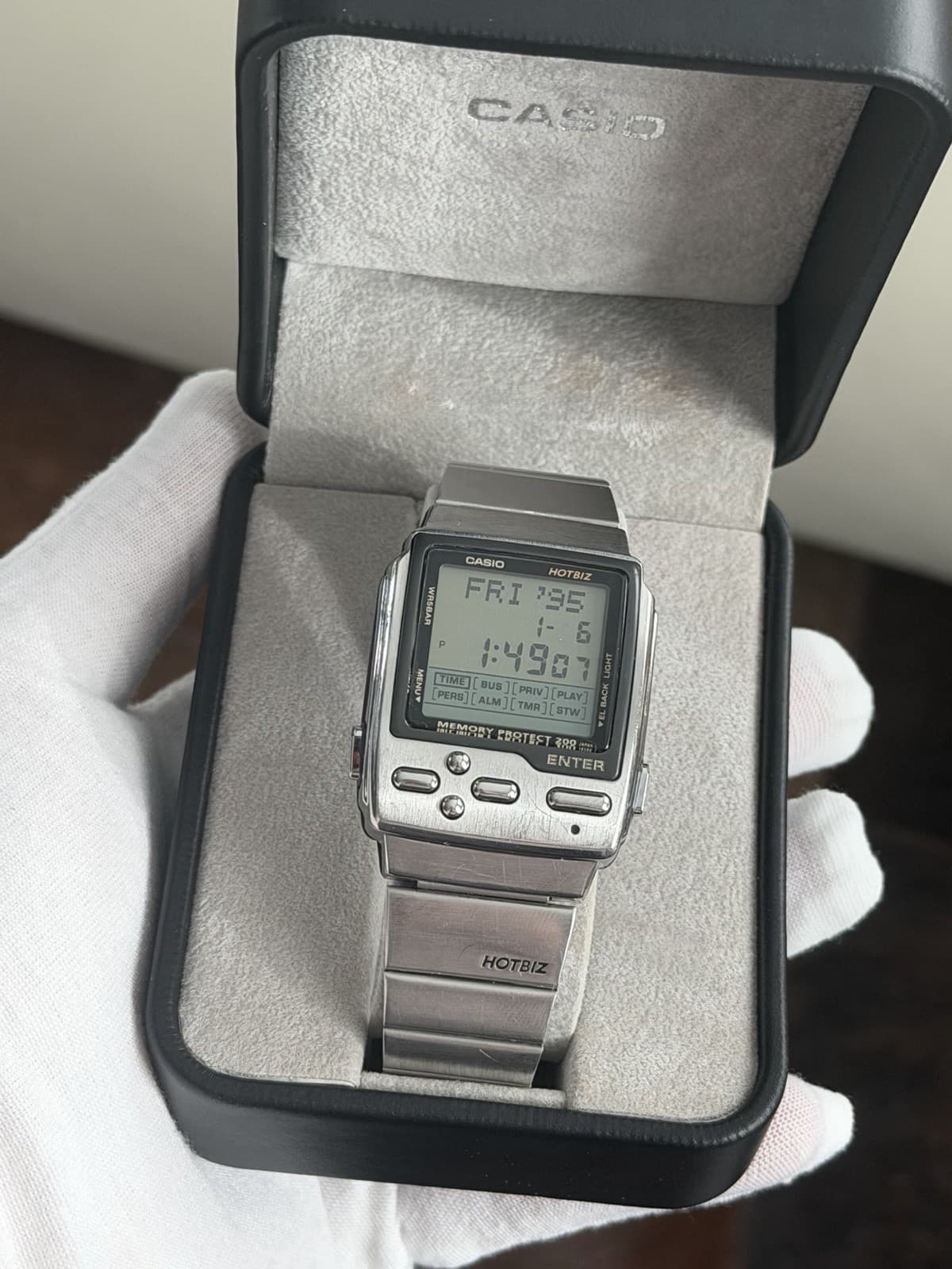 Rare Vintage Casio Hotbiz Memory Protect DB-2000 Men’s Digital Watch JDM 1990s