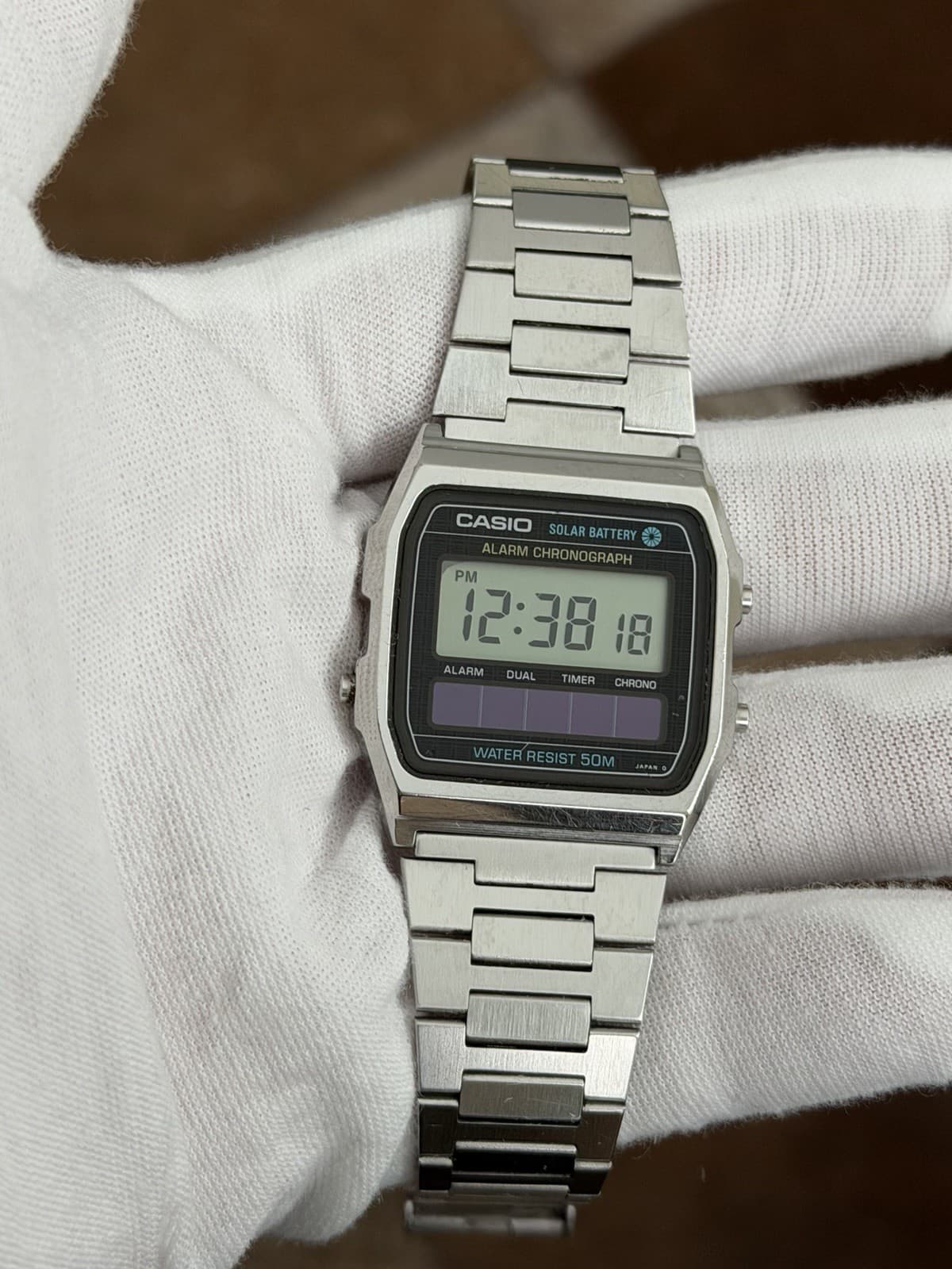 Rare Vintage Casio WS-80 Men’s Solar Digital Sports Watch JDM 1980s Module 189