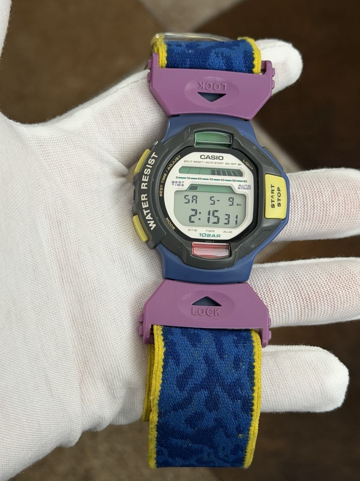 Rare Vintage Casio SKX-1300 Twin LED Men’s Digital Ski Sports Watch JDM 1980s