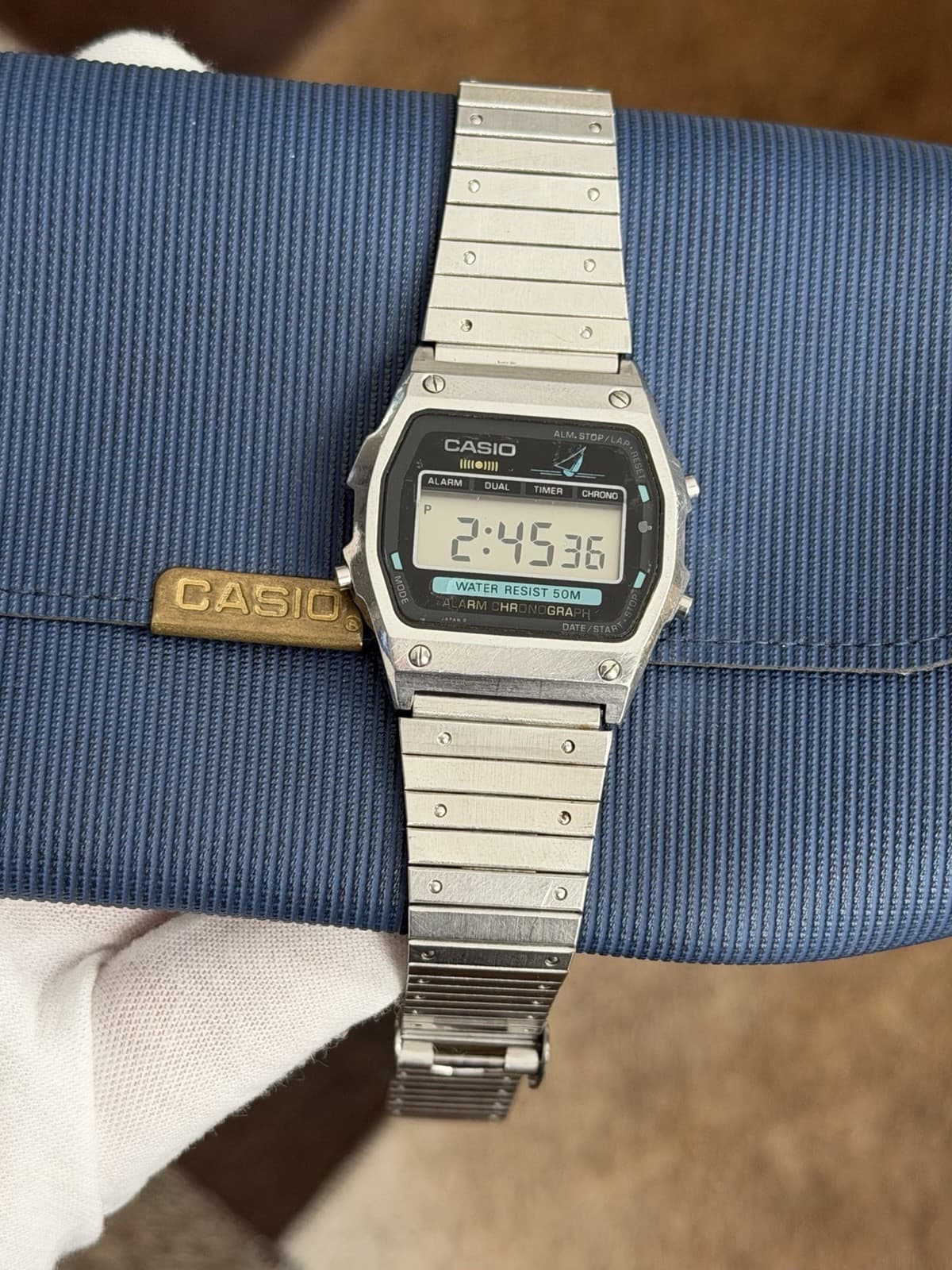 Rare Vintage Casio Sailboat WS-70 Alarm Chronograph Digital Sports Watch JDM 80s
