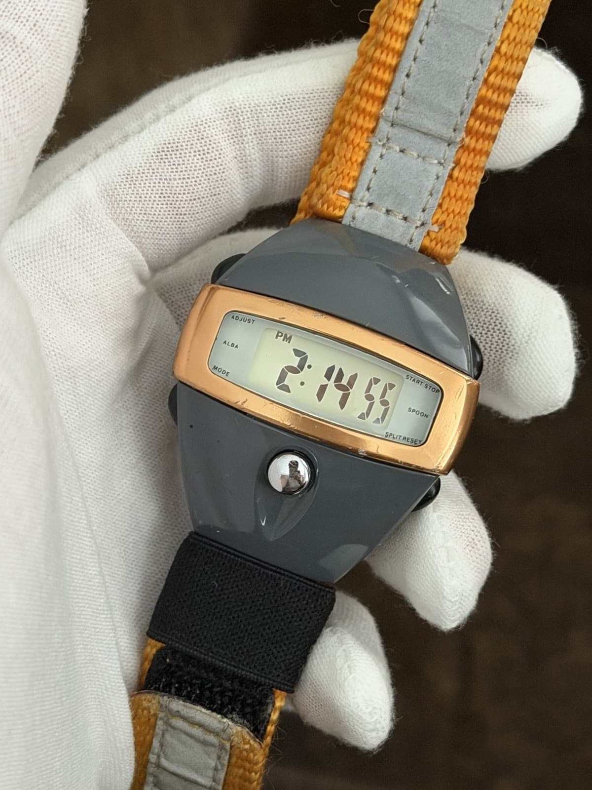 Rare Vintage Seiko Alba Spoon W626-4000 Men’s Digital Sports Watch JDM 1990s