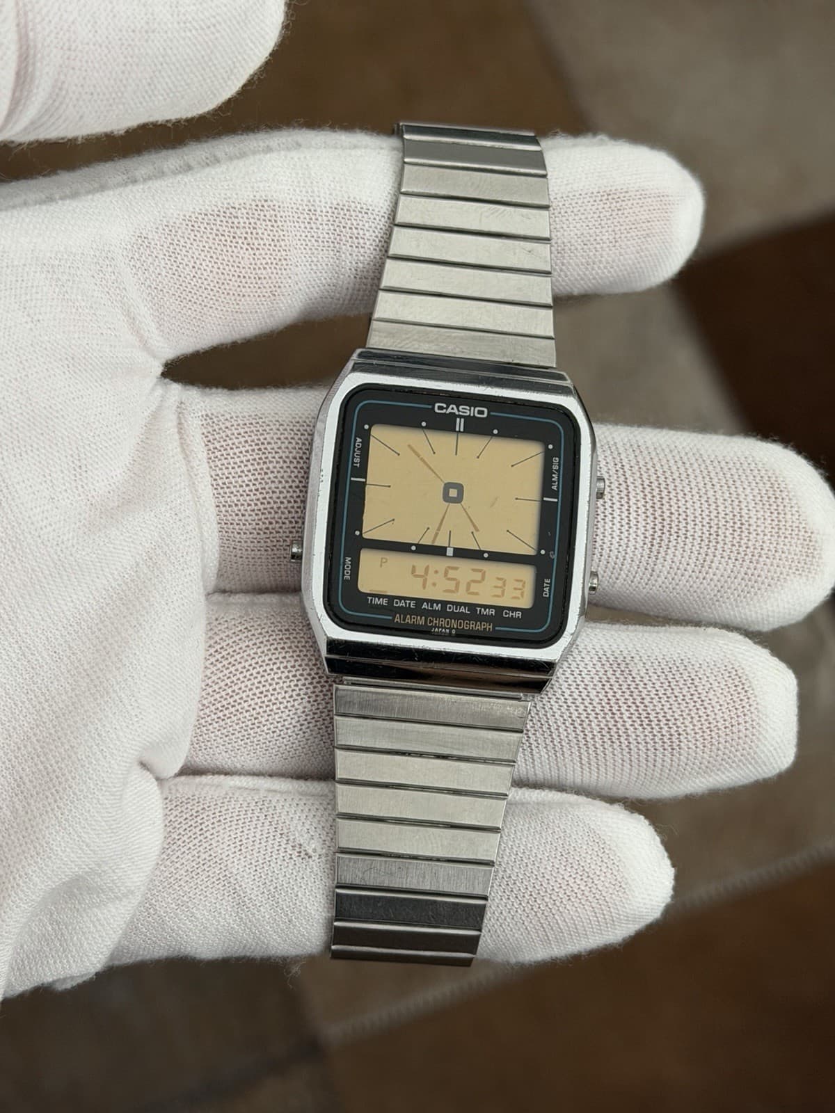 Rare Vintage Casio AE-71 Men’s Alarm Chronograph Digital Sports Watch JDM 1980s