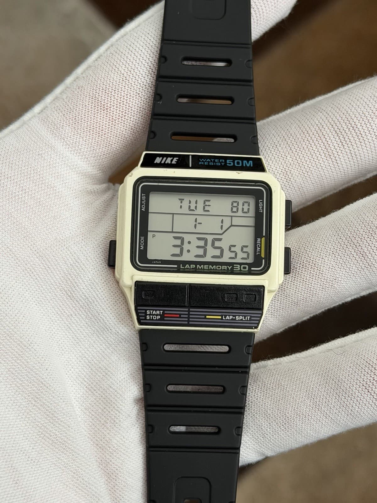 Rare Vintage Casio Nike SDB-300W Men’s Digital Sports Watch JDM 1980s Module 503
