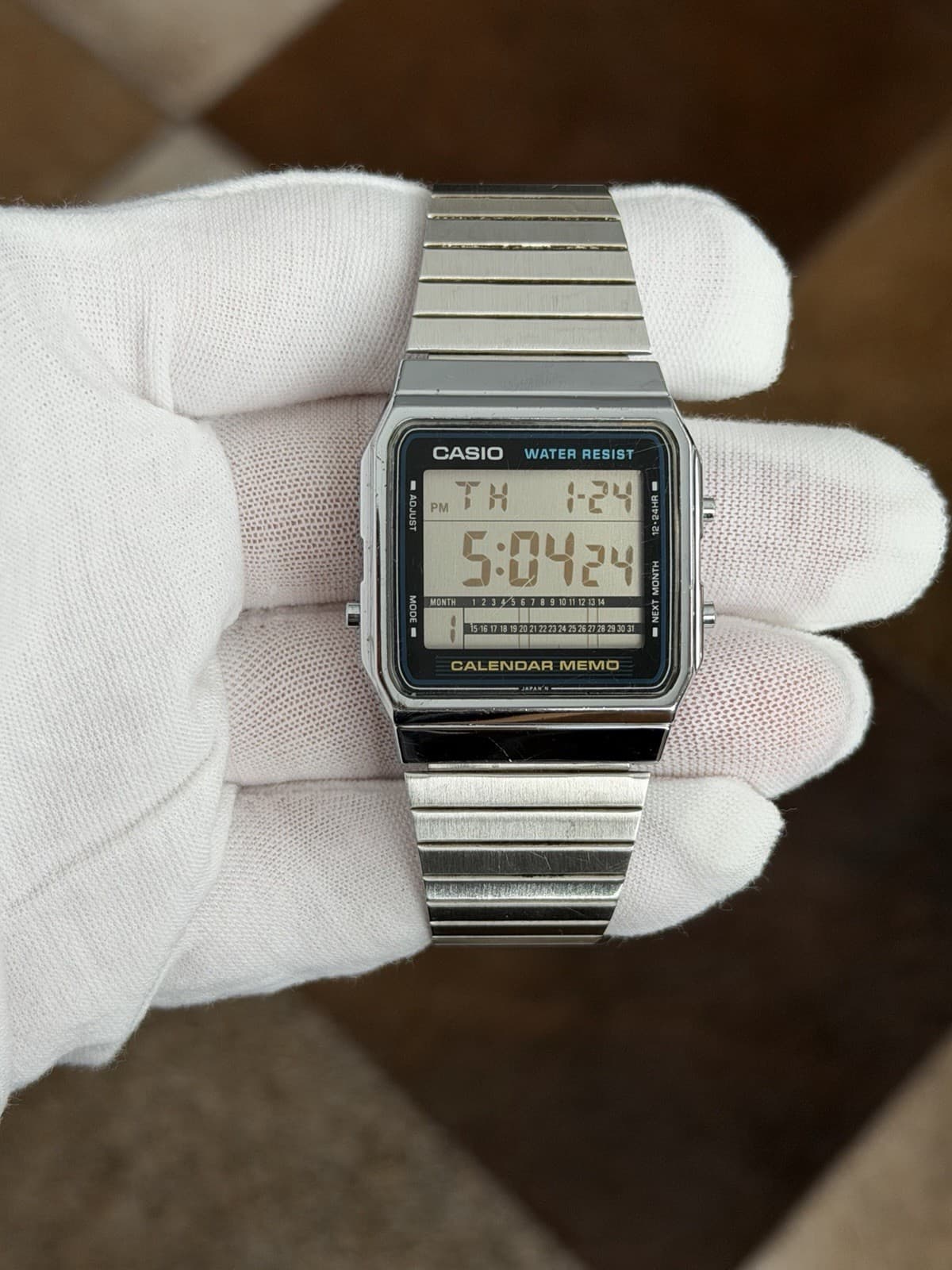 Rare Vintage Casio Calendar Memo A280 Men’s Digital Watch Module 551 JDM 1980s