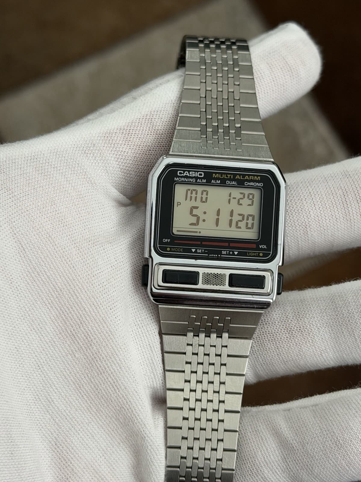 Rare Vintage Casio Multi Alarm BA-200 Men’s Digital Watch Module 462 JDM 1980s