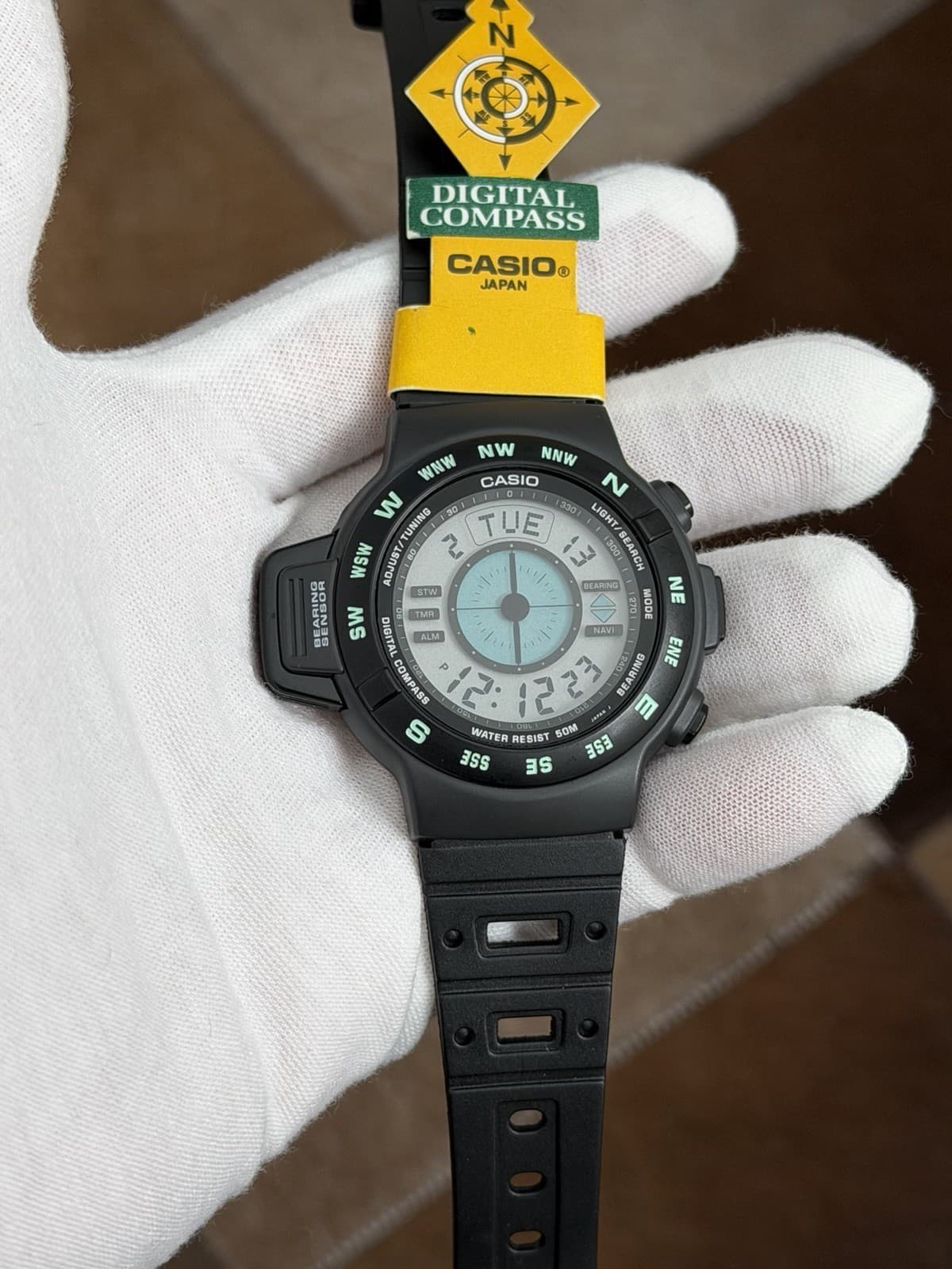 NOS Rare Vintage Casio CPW-100 Men’s Digital Compass Sports Watch JDM 1990s
