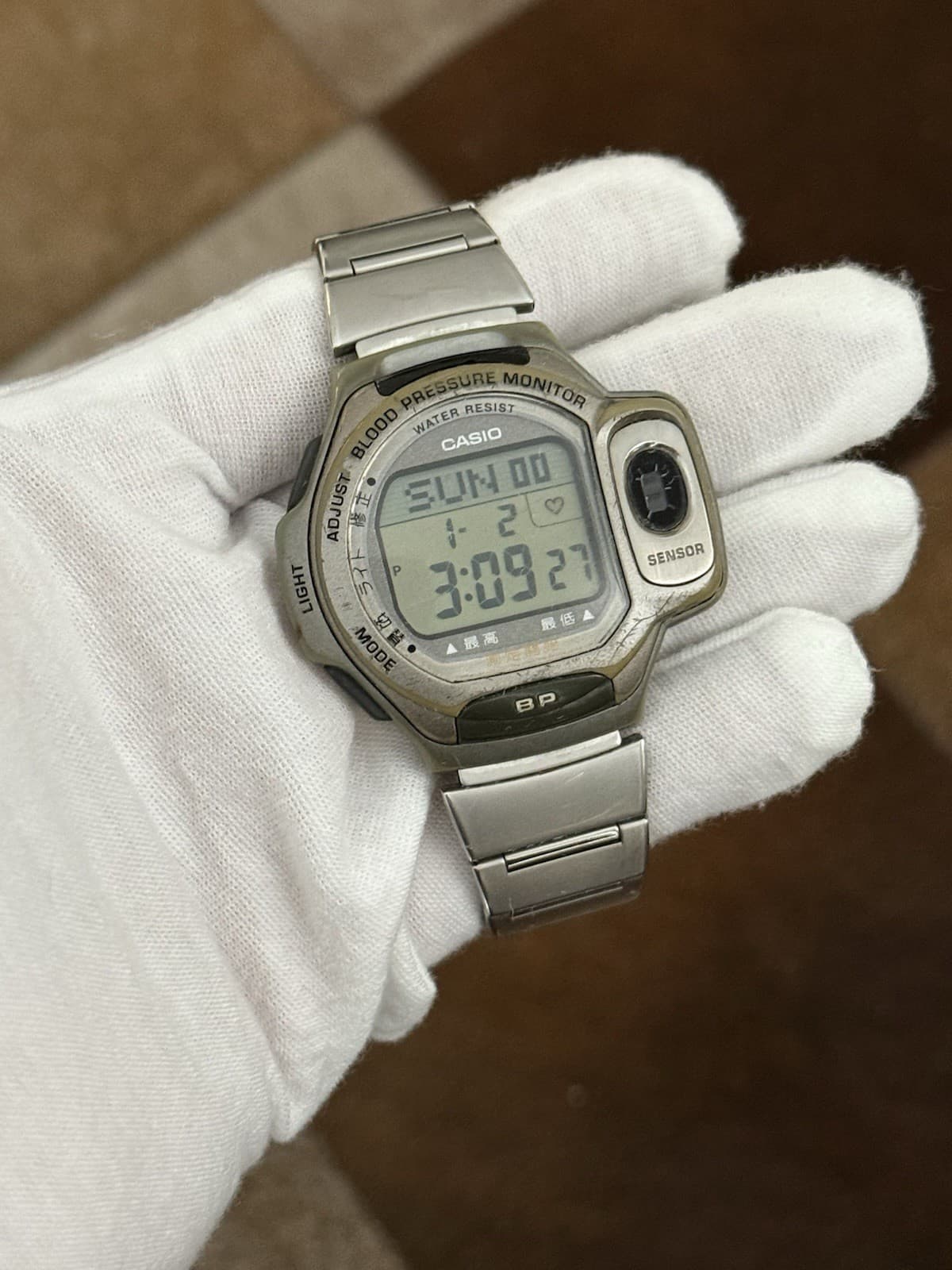 Rare Vintage Casio BP-1B Blood Pressure Monitor Men’s Digital Sports Watch JDM
