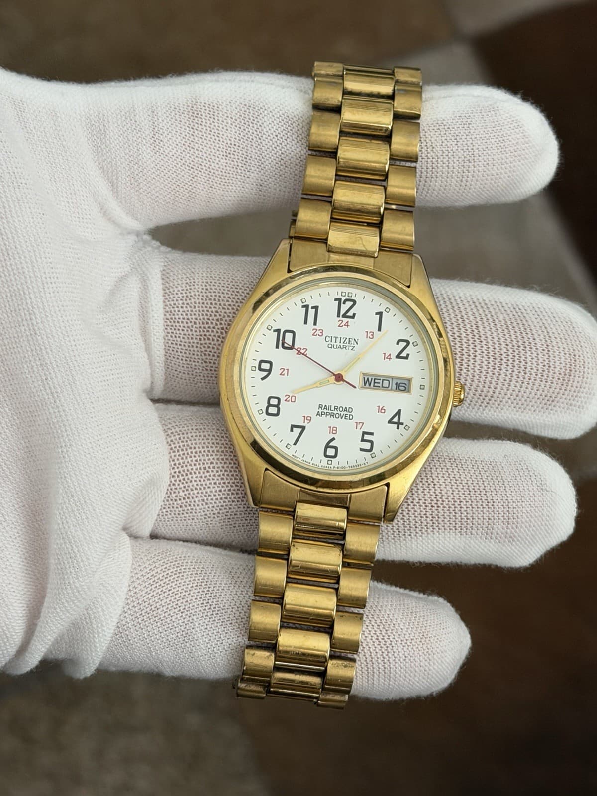 Rare Vintage Citizen Railroad Approved Men’s Classic Dress Watch JDM 1980s