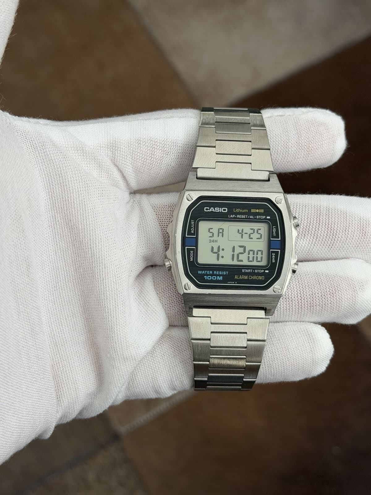 Rare Vintage Casio W-760 Men’s Digital Alarm Chronograph Sports Watch JDM 1980s