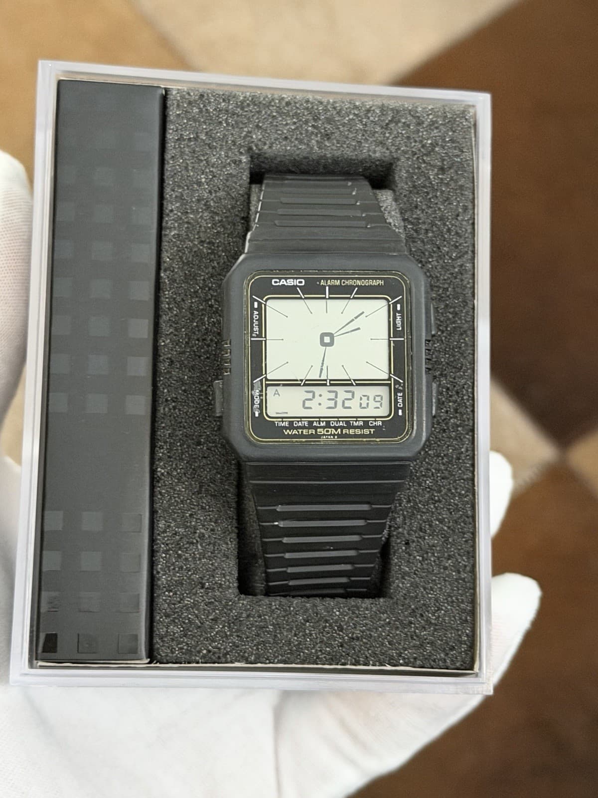Rare Vintage Casio AE-7W Men’s Alarm Chronograph Digital Sports Watch JDM 1980s