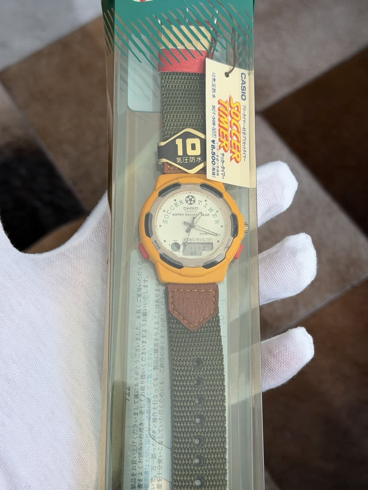 NOS Rare Vintage Casio Soccer Timer SCT-30 Men’s Ana-Digi Sports Watch JDM 80s