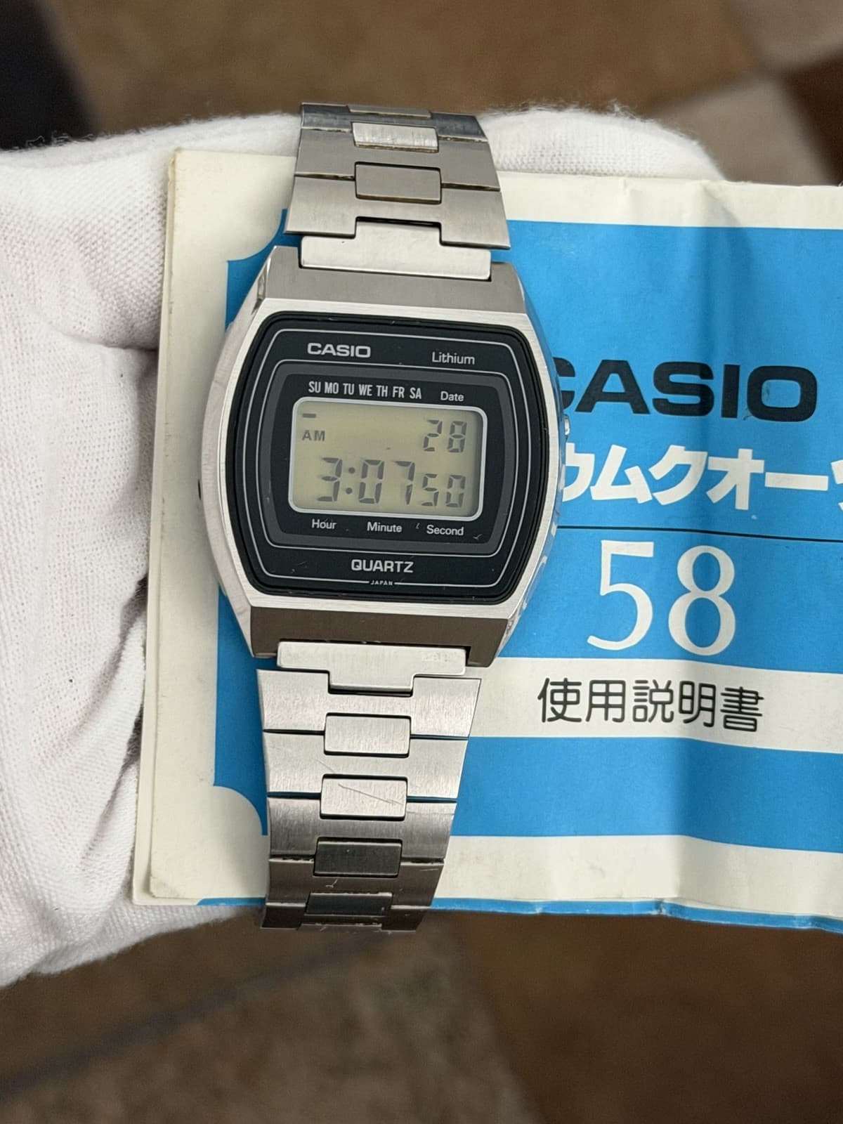 Rare Vintage Casio B811 Men’s Digital Sports Watch Module 58 JDM 1970s