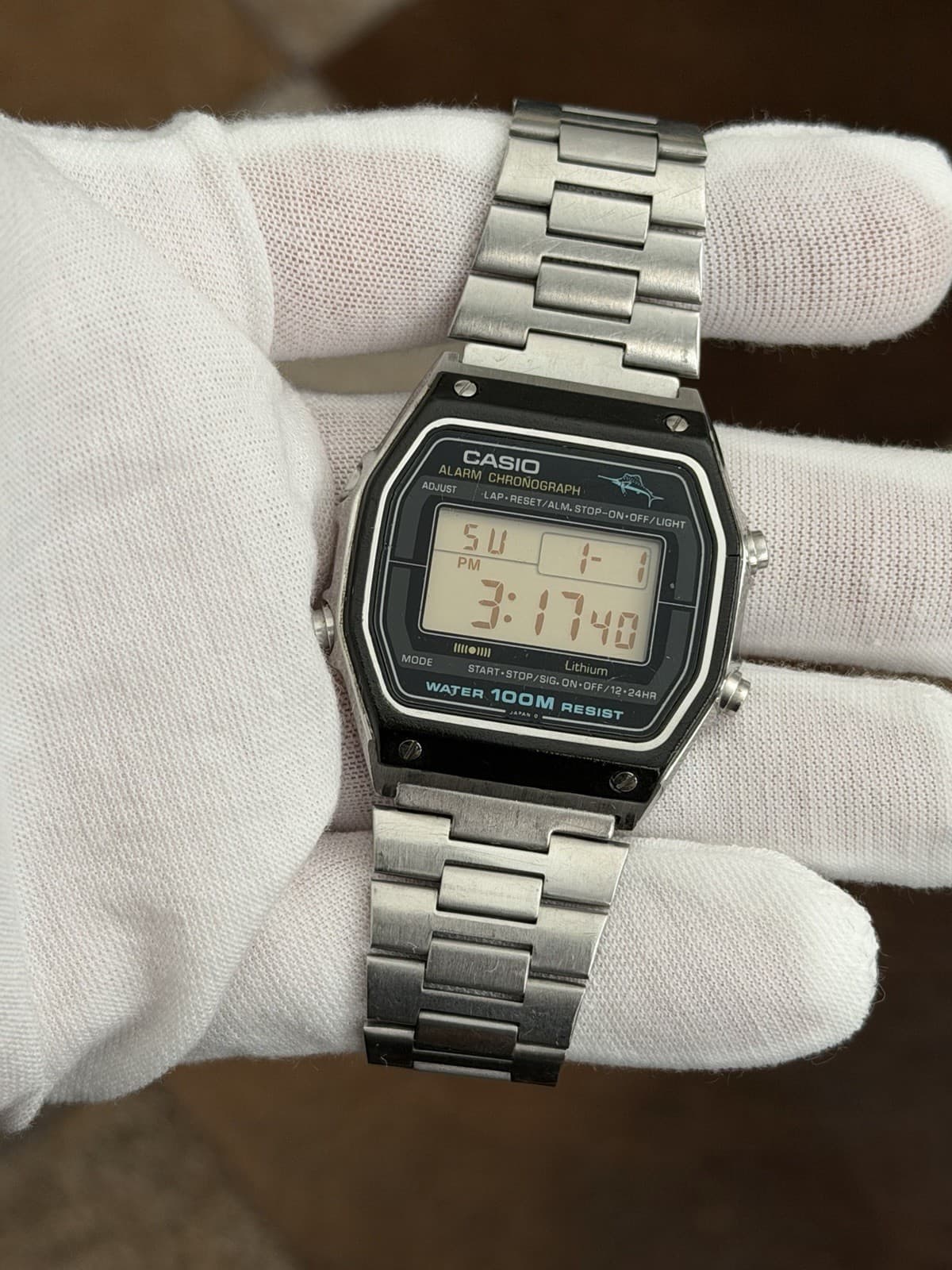 Rare Vintage Casio Marlin W-450 Men’s Digital Sports Watch JDM 1980s Module 248