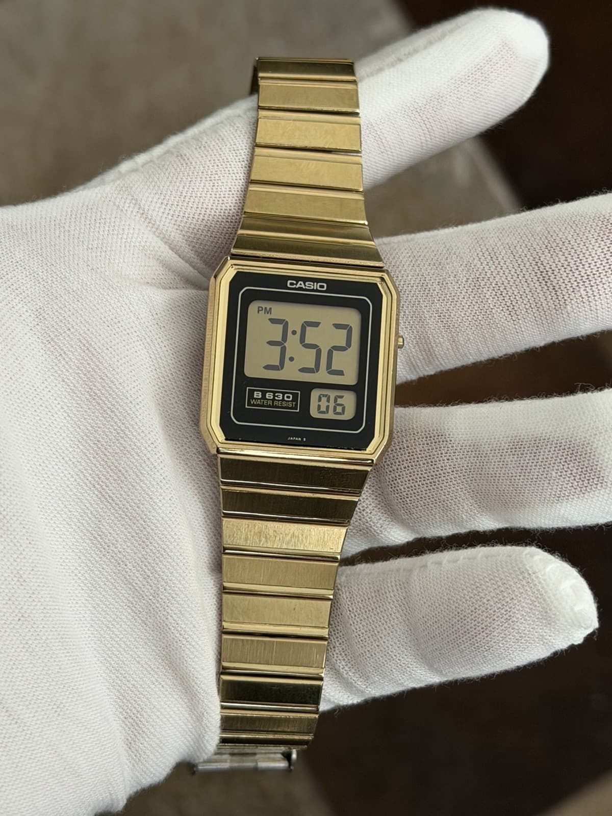Rare Vintage Casio B630G Men’s Digital LCD Sports Watch Module 632 JDM 1980s