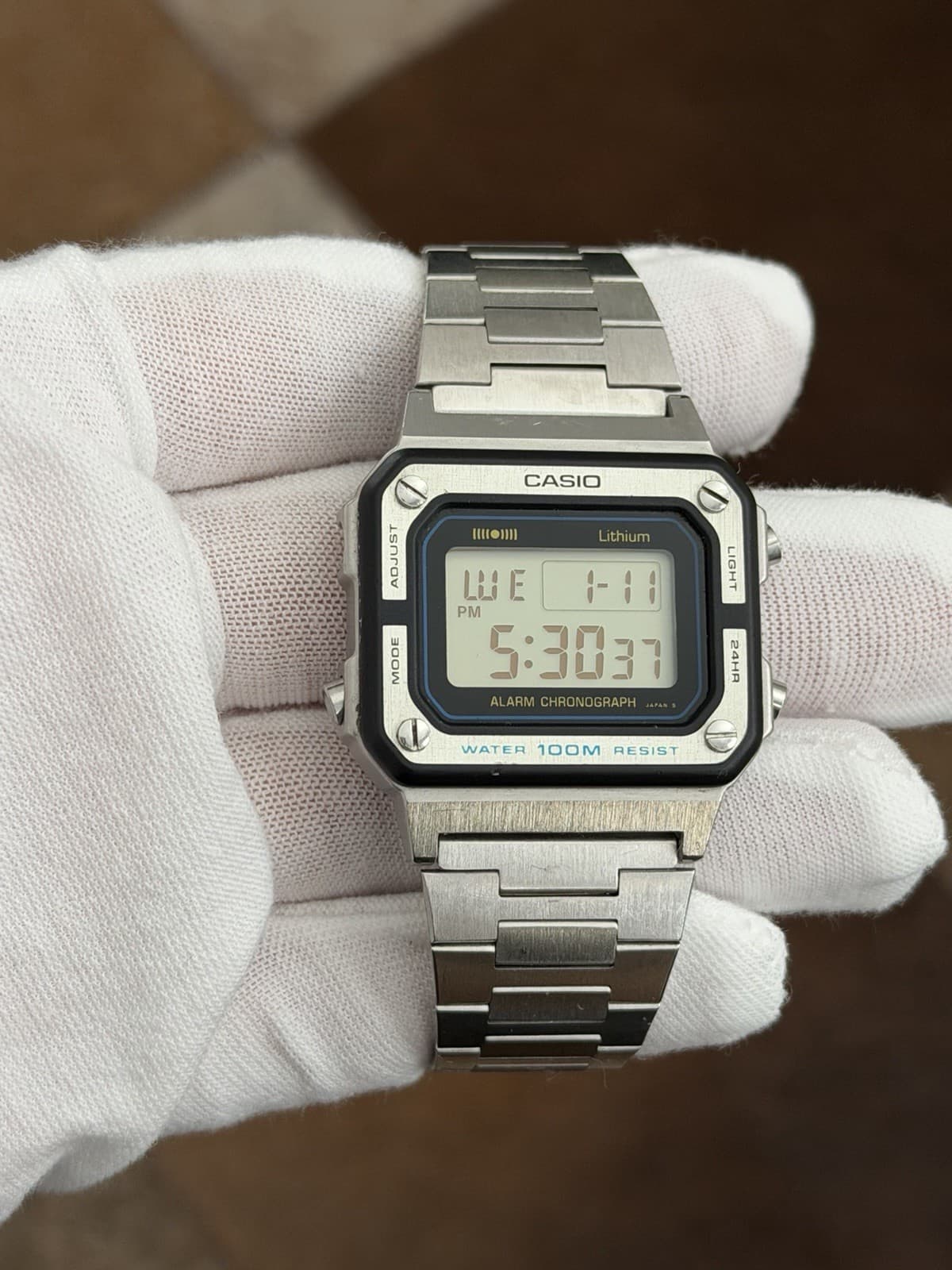 Rare Vintage Casio W-770 Men’s AlarmChronograph Digital Sports Watch JDM 1980s