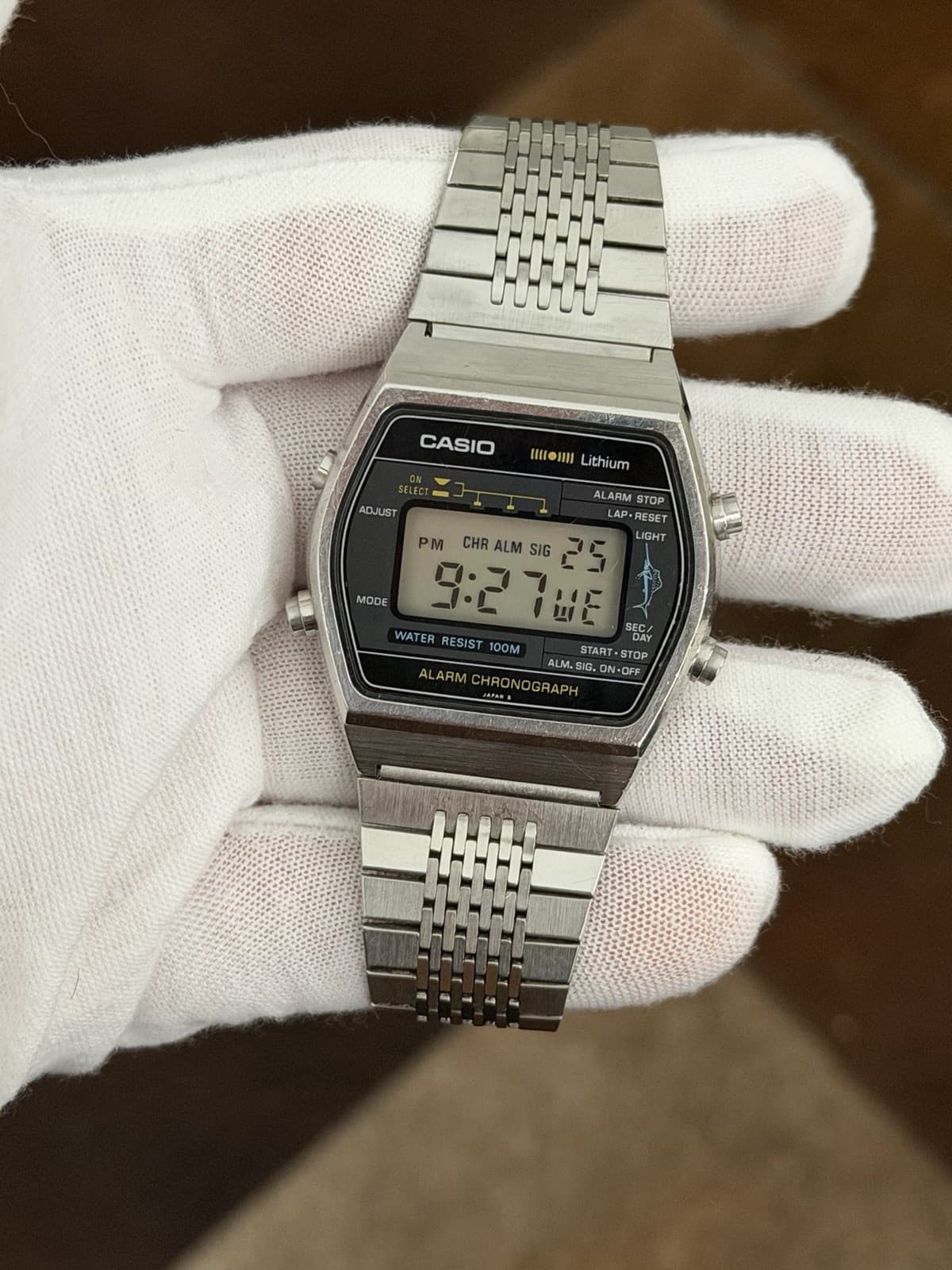 Rare Vintage Casio Marlin W-250 Men’s Digital Sports Watch JDM 1980s Module 108