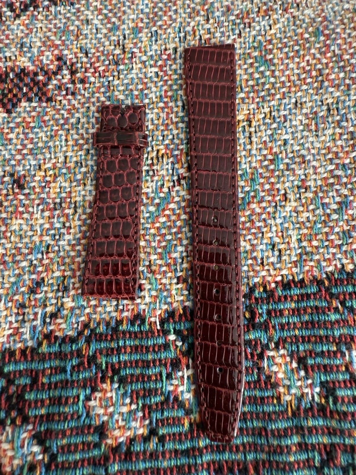 NOS Gucci Men’s Watch Band 16mm Burgundy