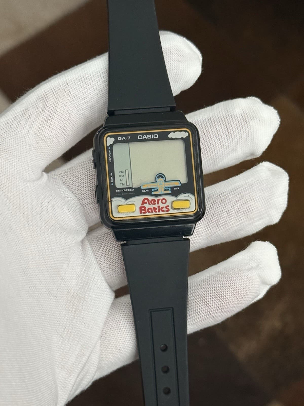 Rare Vintage Casio Aero Batics GA-7 Digital Game Watch Module 688 JDM 1980s