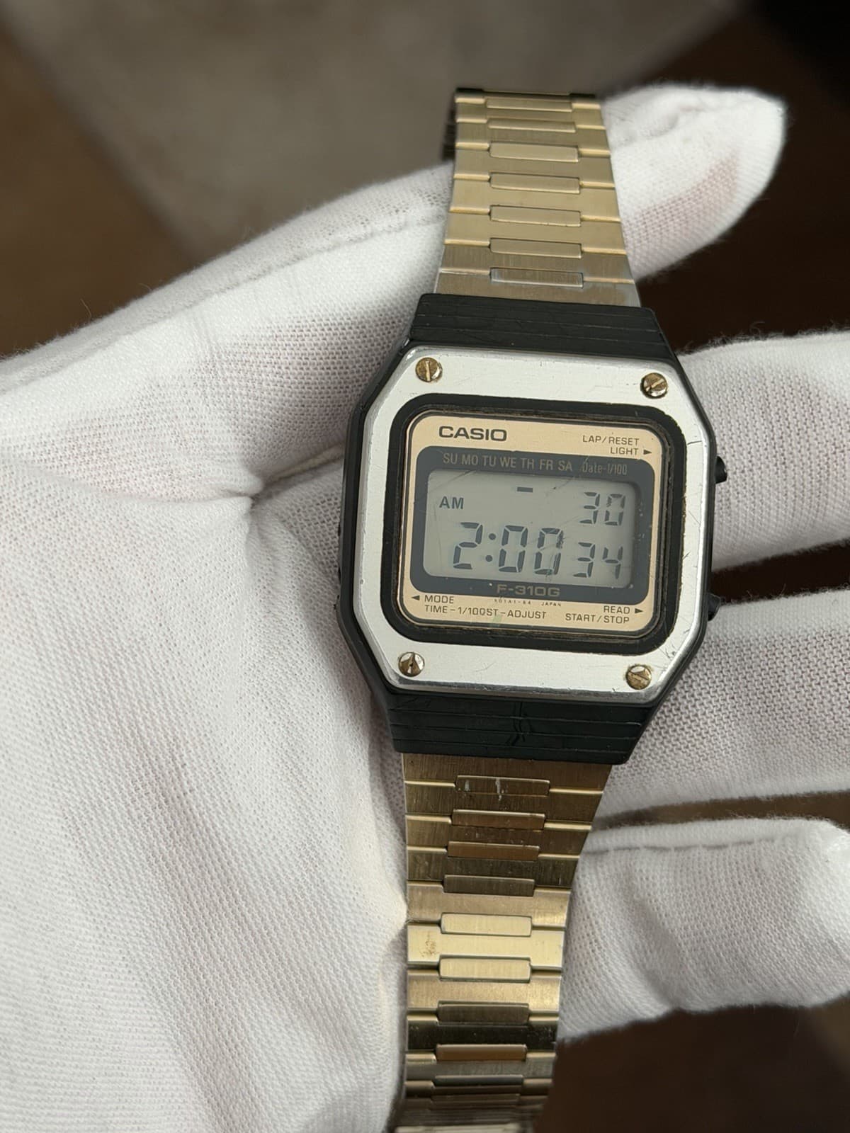 Rare Vintage Casio F-310G Men’s Digital Sports Watch JDM 1970s