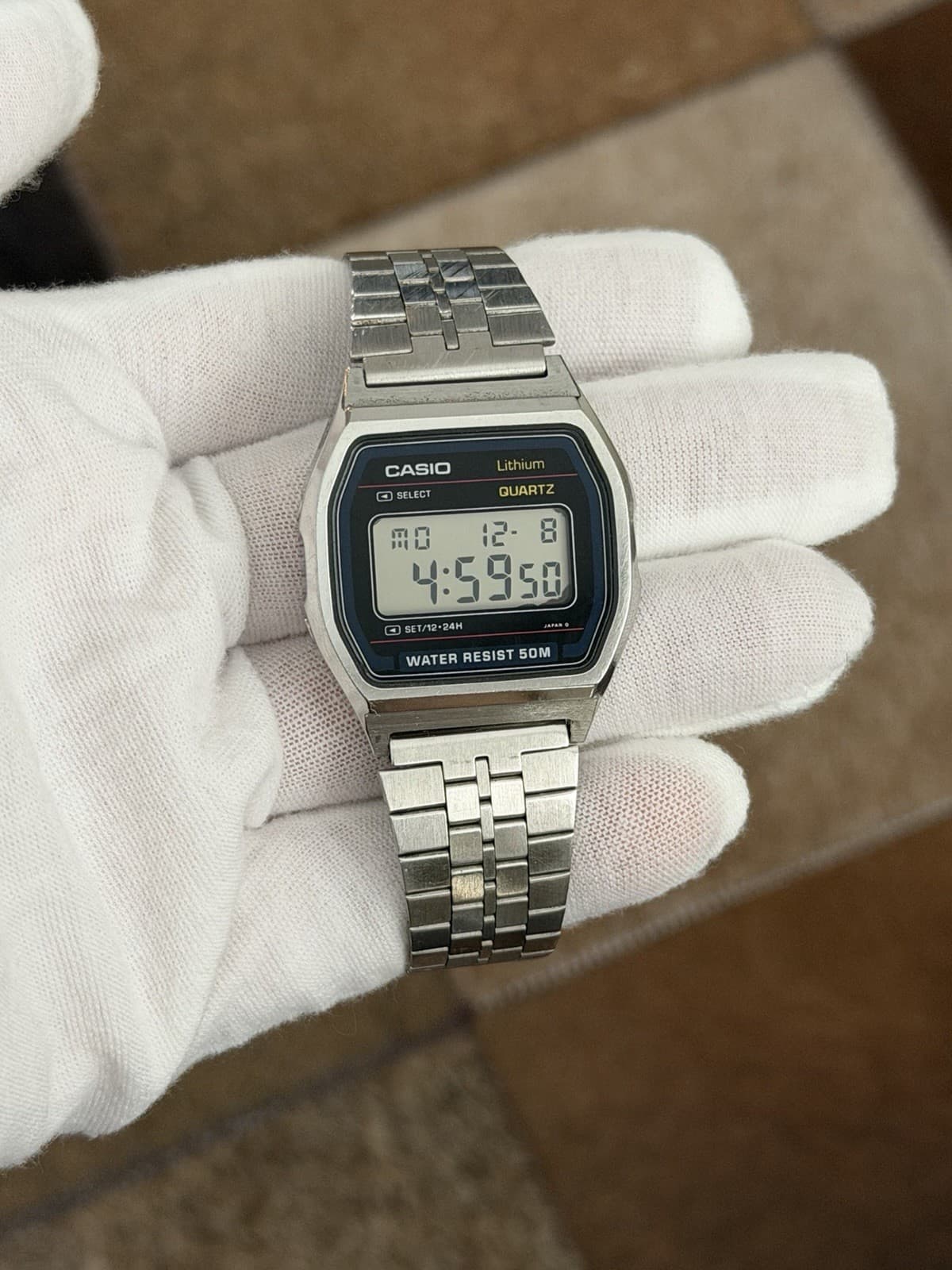 Rare Vintage Casio Quartz W-62 Men’s Digital Sports Watch JDM 1980s Module 580