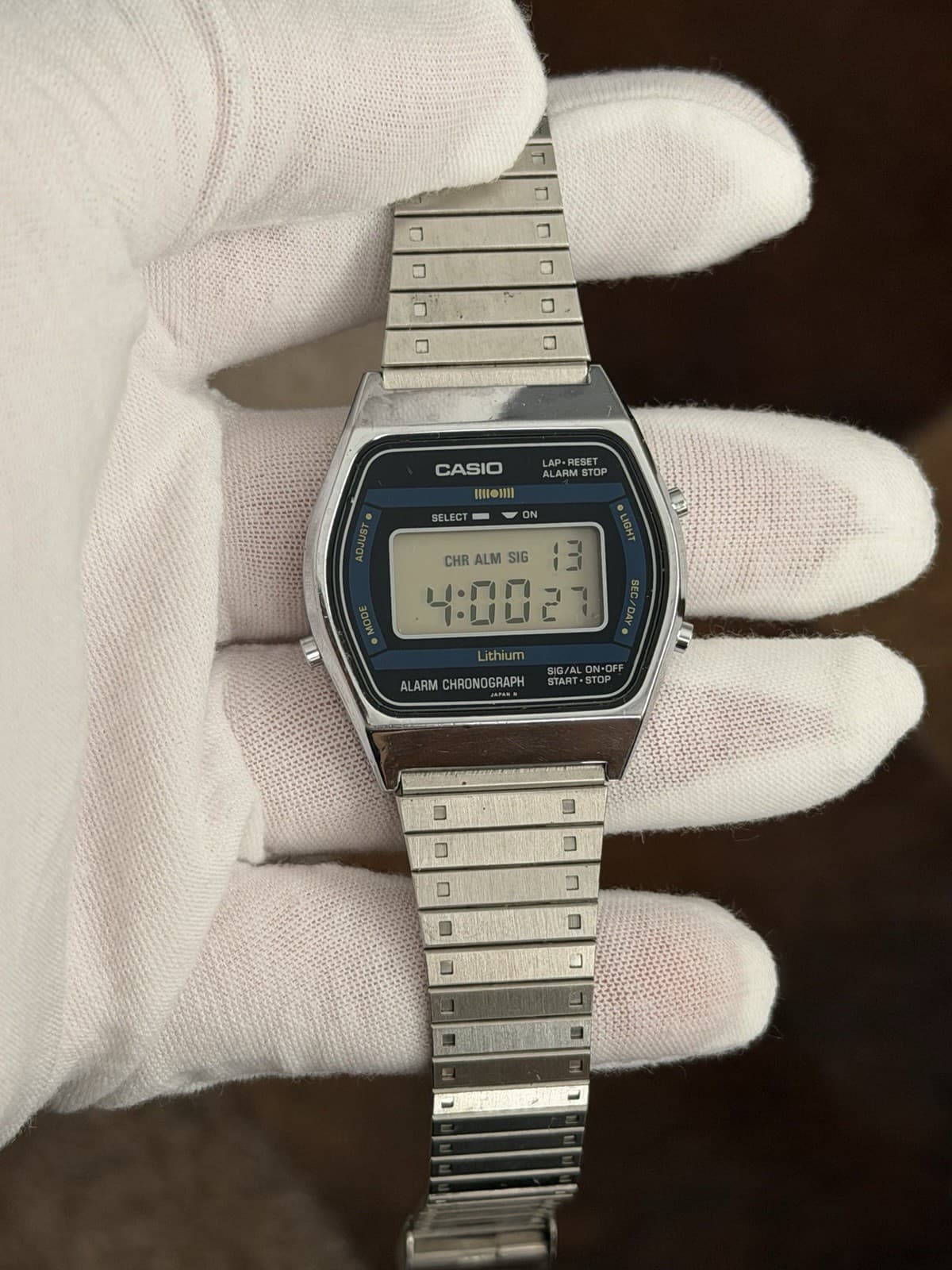 Rare Vintage Casio A852 Men’s Alarm Chronograph Digital Sports Watch JDM 1980s