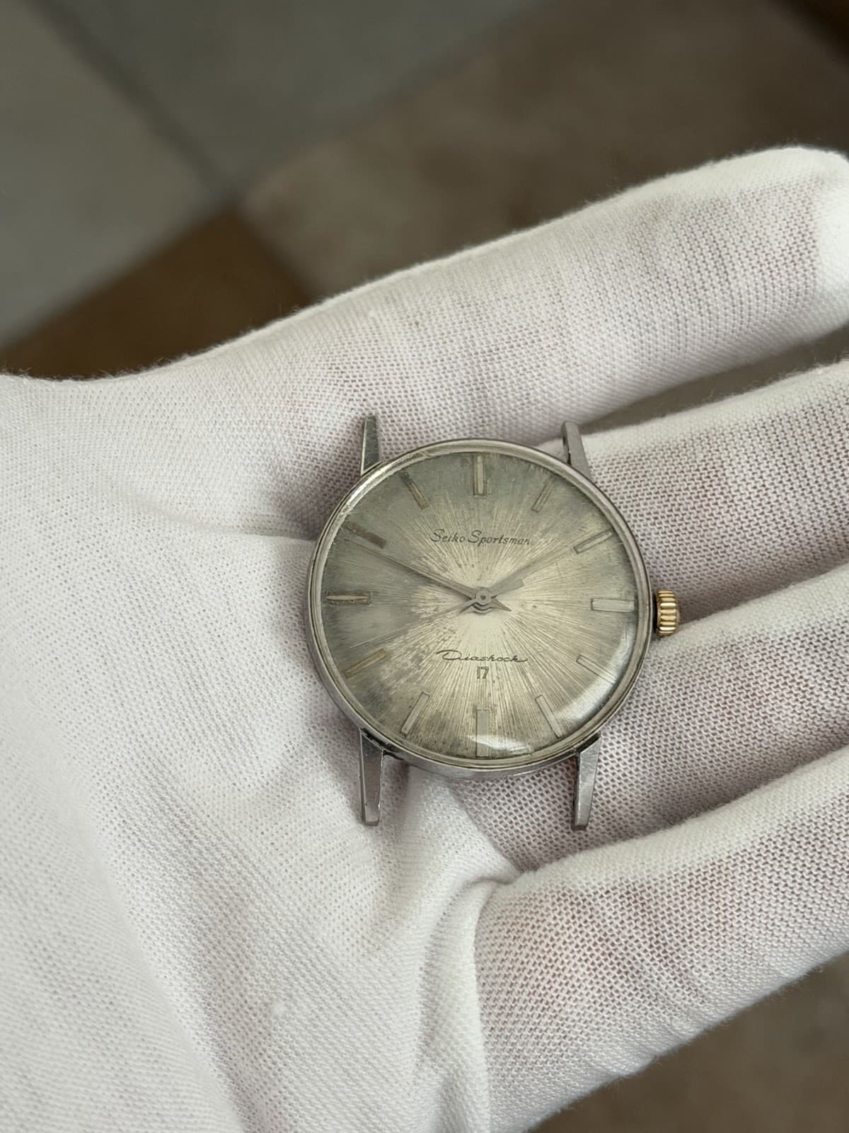 Rare Vintage Seiko Sportsman 14083E Men’s Classic 17J Sports Dress Watch JDM 60s