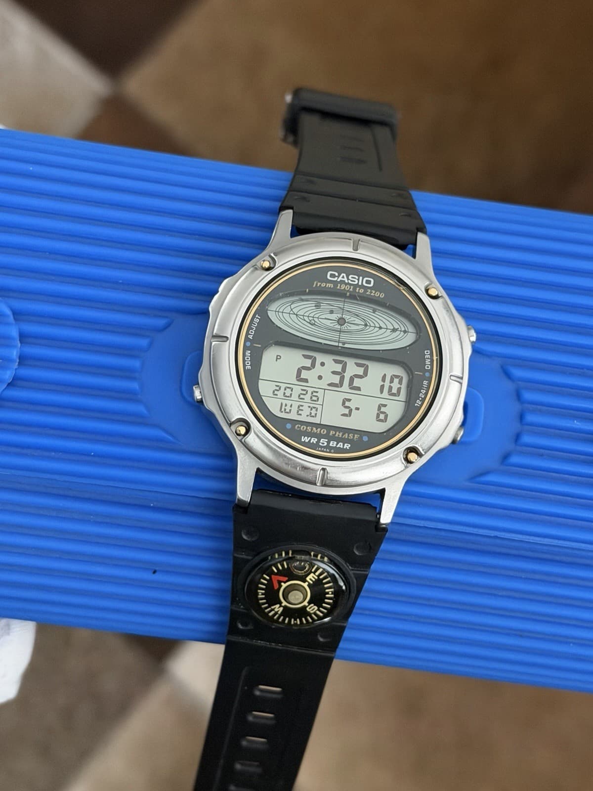Rare Vintage Casio Cosmo Phase CGW-90 Men’s Digital Astronomy Sports Watch JDM