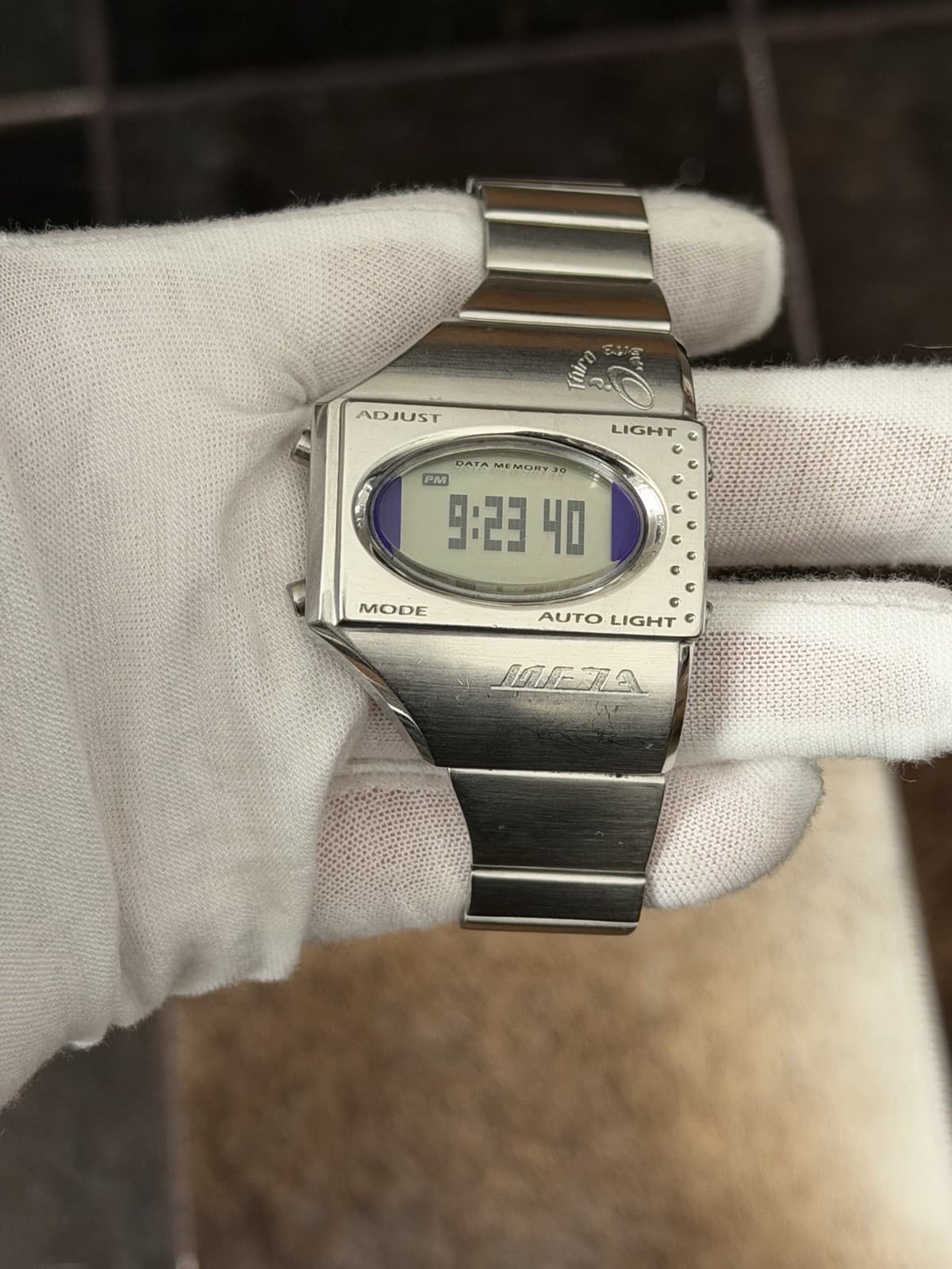 Rare Vintage Casio Meta Third Eye ME-100 Men’s Digital Sports Watch JDM 1990s