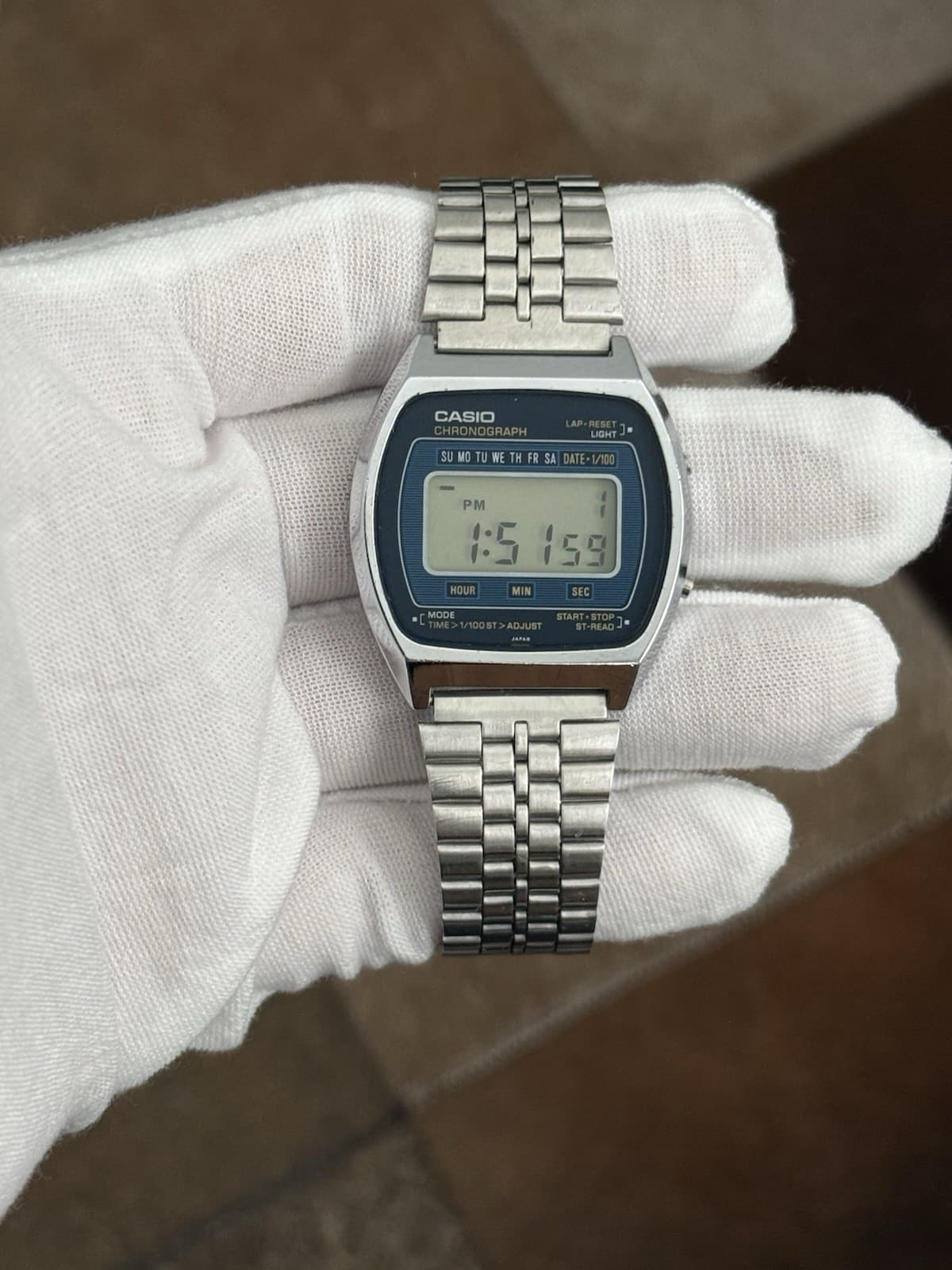 Rare Vintage Casio 110QS-37 Men’s Digital Chronograph Sports Watch JDM 1970s